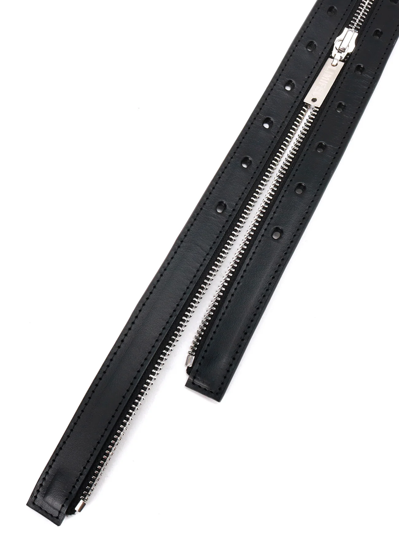 MAT OIL LEATHER ZIP OPEN BELT - Image 5