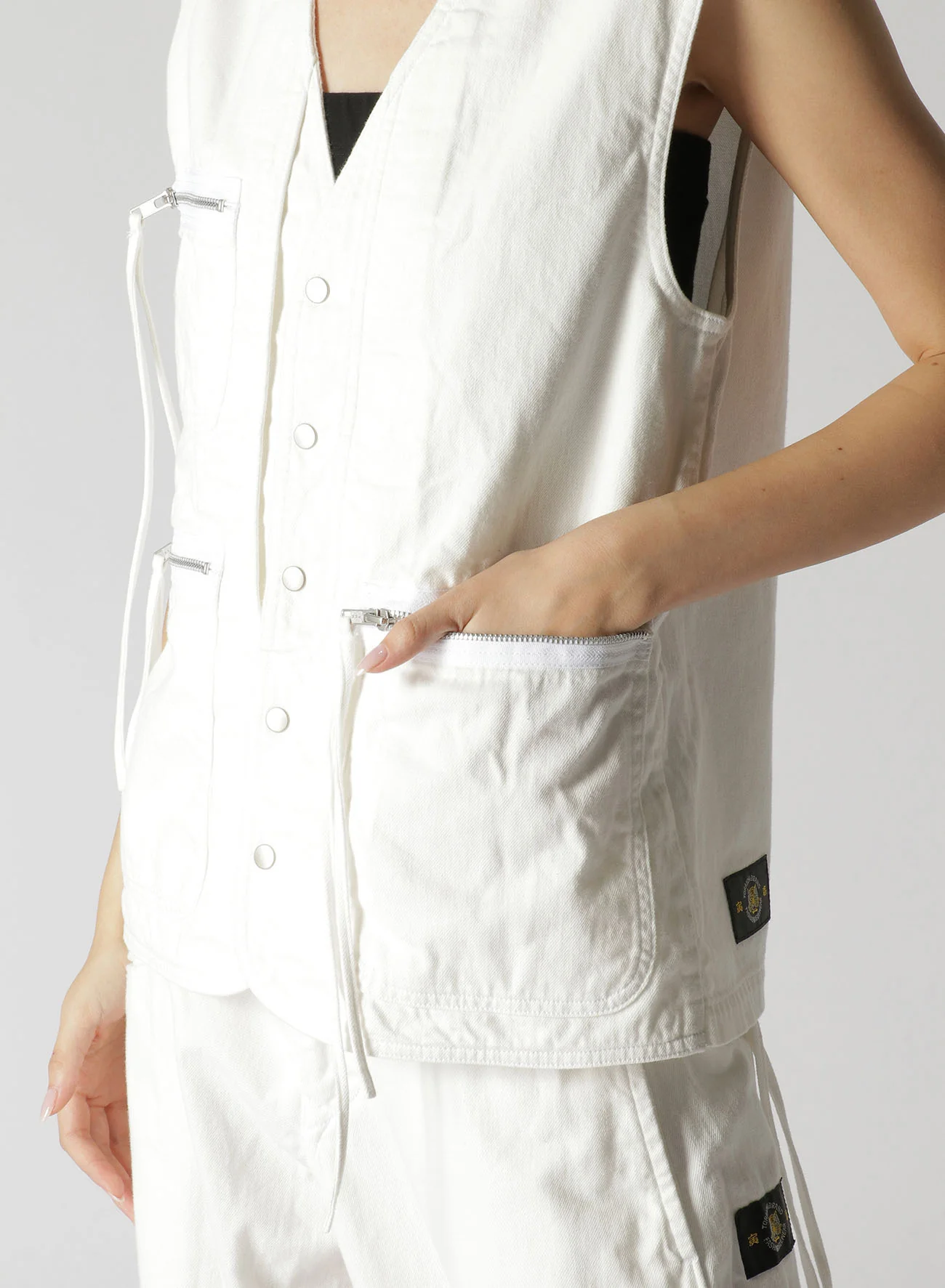 LIMI feu×TORAICHI DENIM VEST - Image 13