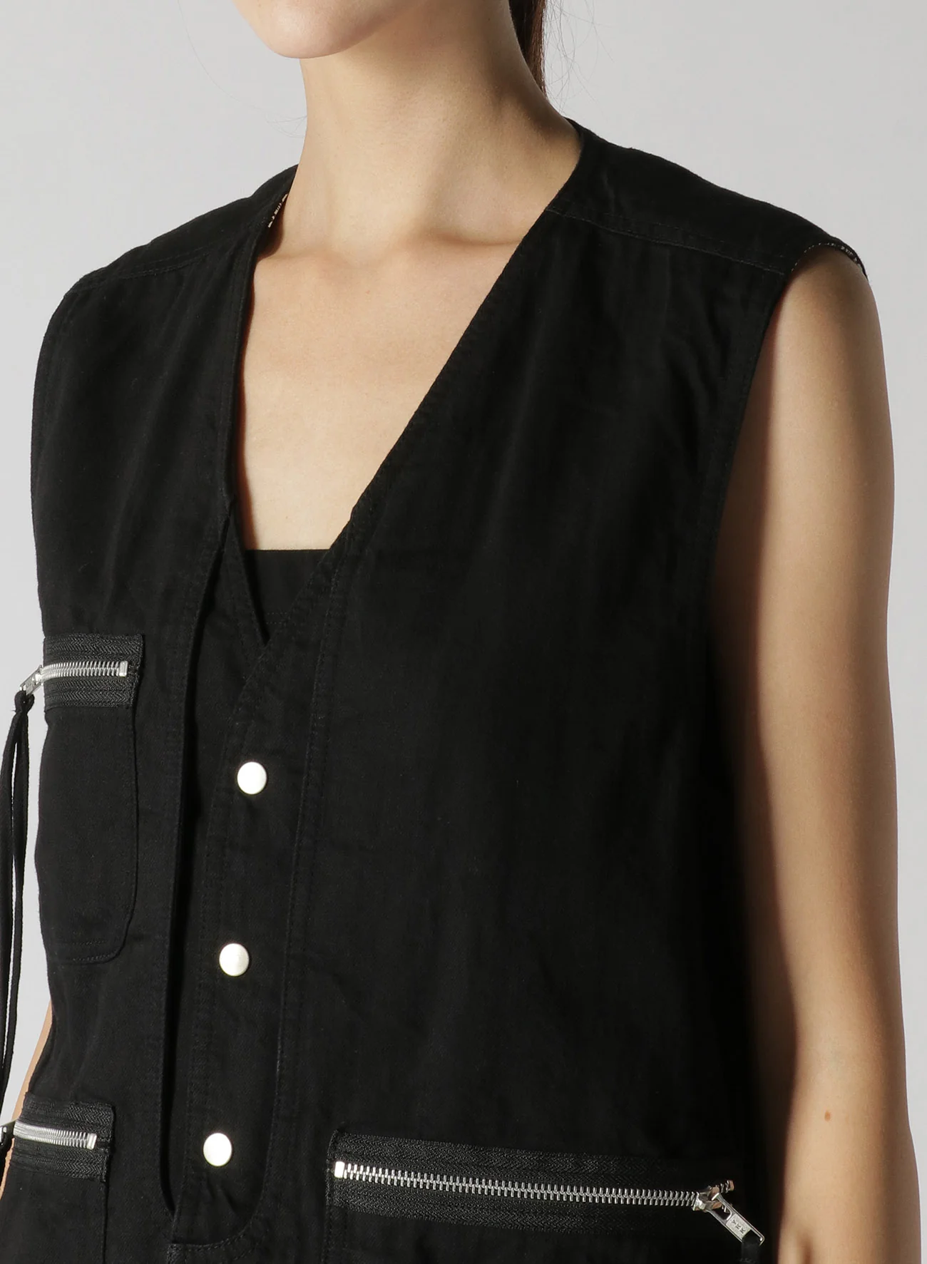 LIMI feu×TORAICHI DENIM VEST - Image 10