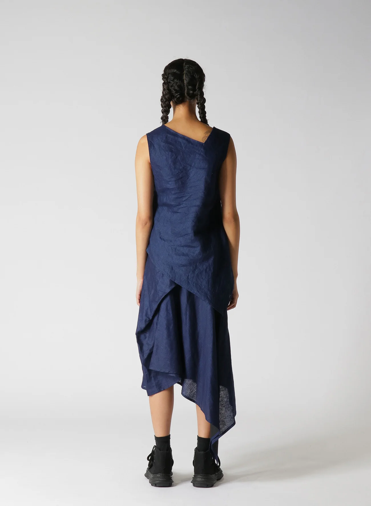 INDIGO + JAPANESE INK SLEEVELESS BLOUSE - Image 7