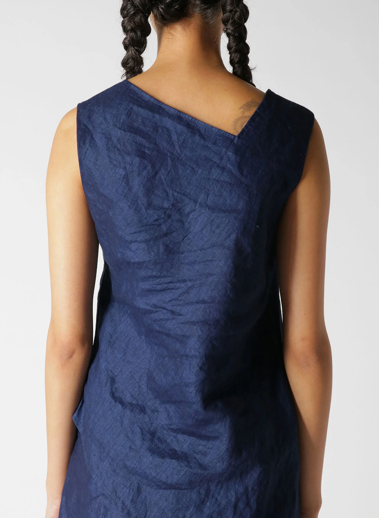 INDIGO + JAPANESE INK SLEEVELESS BLOUSE - Image 9