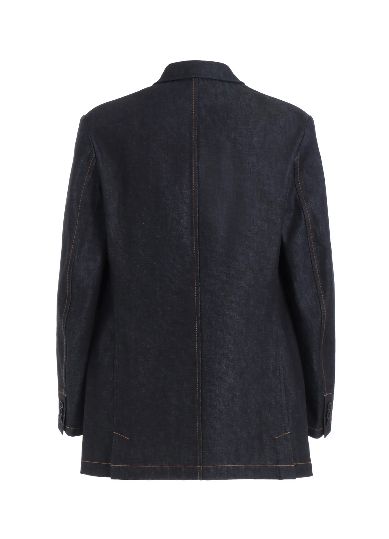 13oz UNEVEN YARN DENIM JACKET WITH 3-BUTTONS COLOR COMBI - Image 14