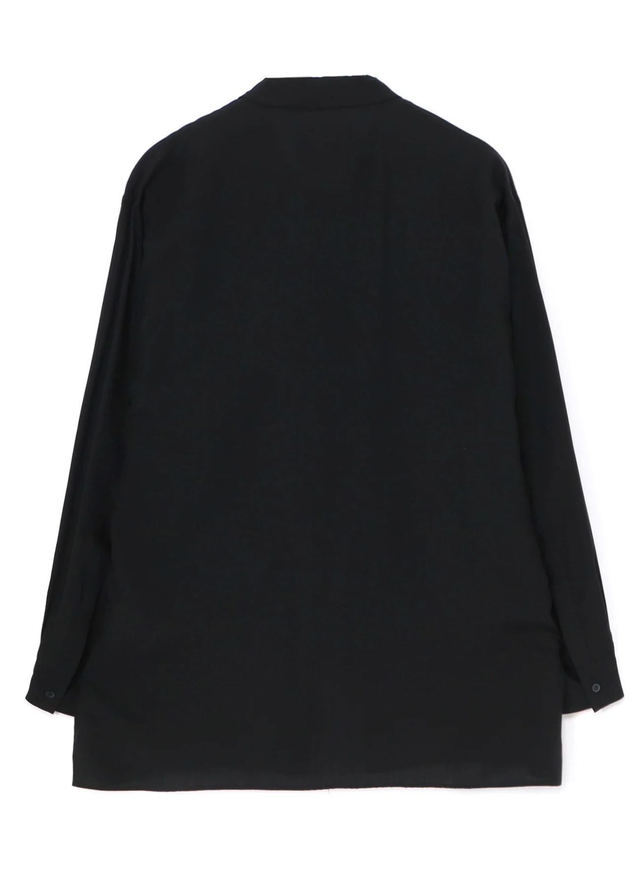 CELLULOSE LAWN OPEN COLLAR RIBBON SHIRT - Image 3