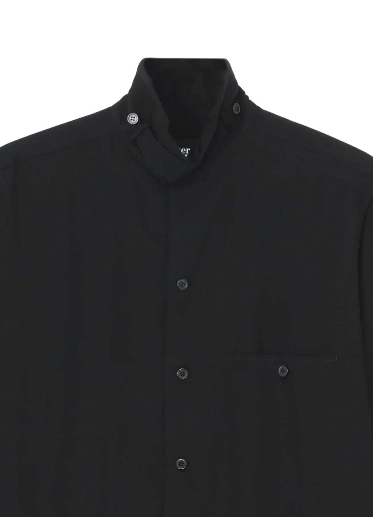 CELLULOSE LAWN TAB COLLAR SHIRT - Image 4