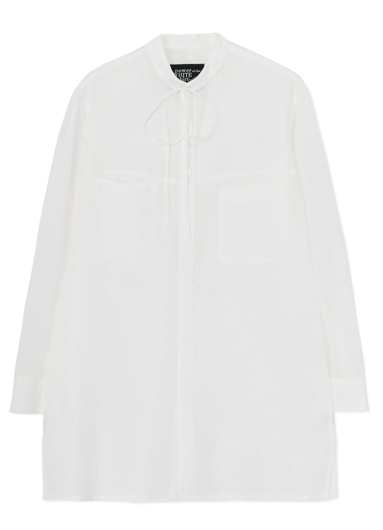 CELLULOSE LAWN STRING DETAIL SHIRT - Image 3