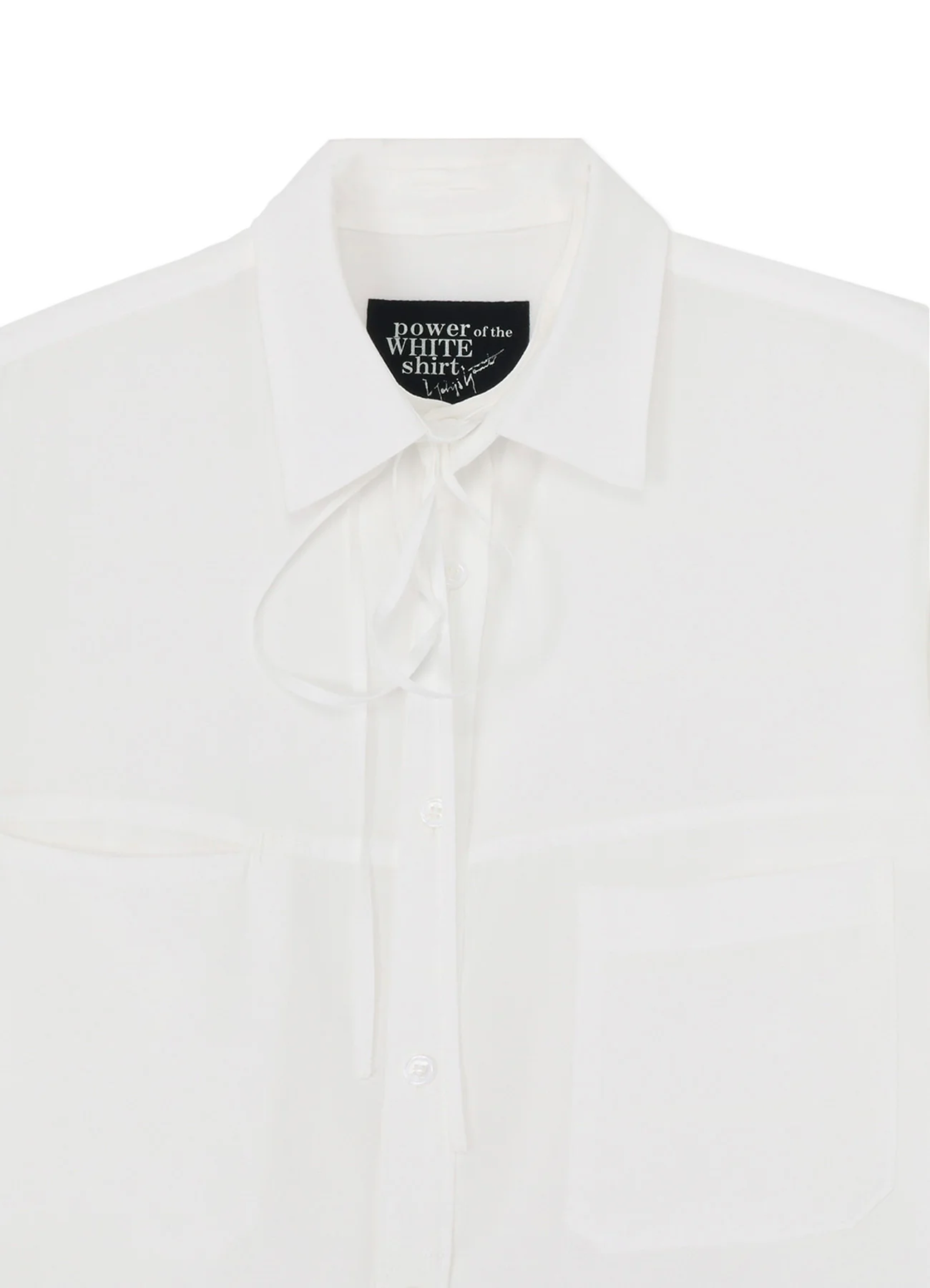 CELLULOSE LAWN STRING DETAIL SHIRT - Image 5
