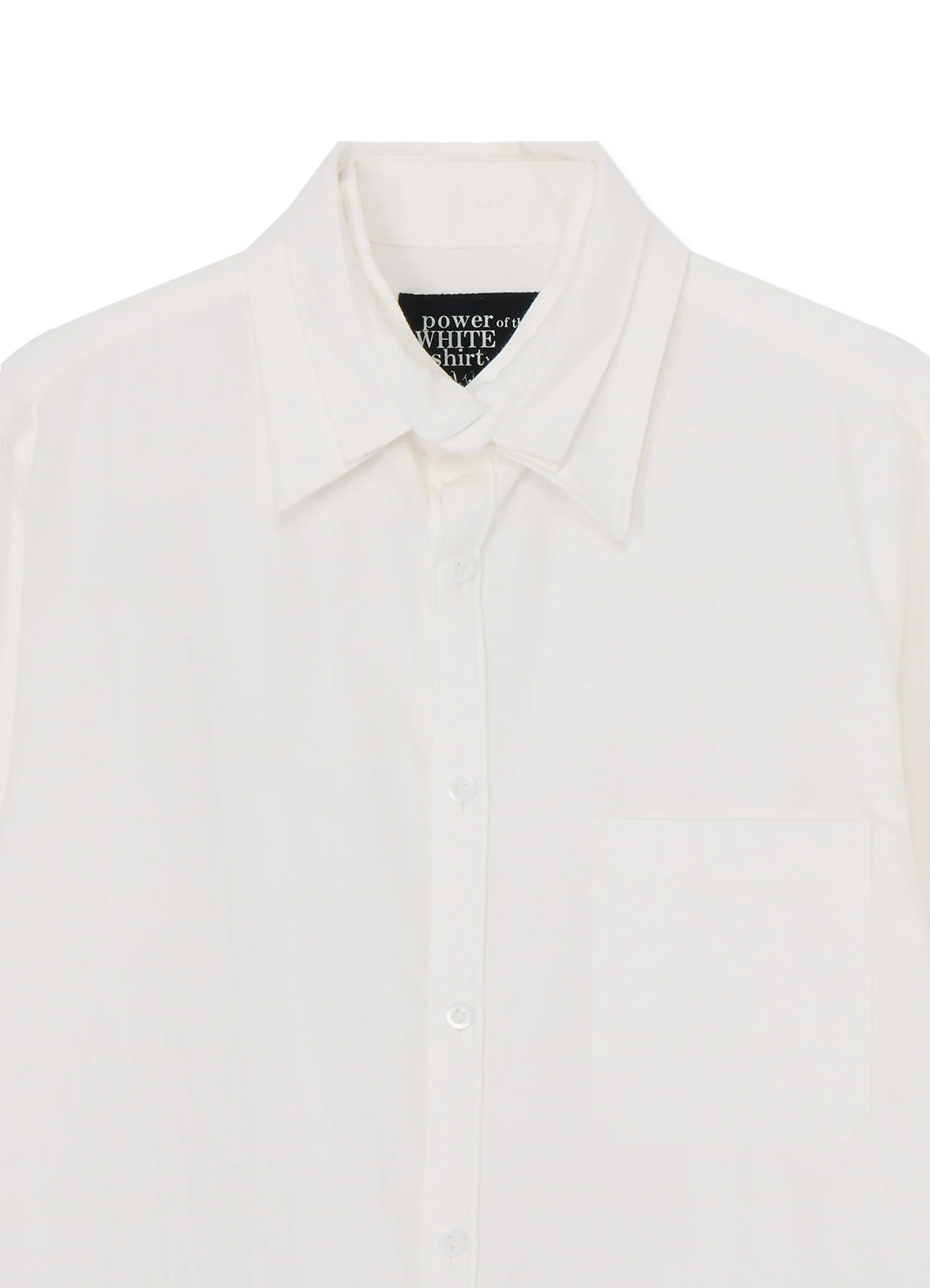 COTTON TWILL DETACHABLE COLLAR SHIRT - Image 5
