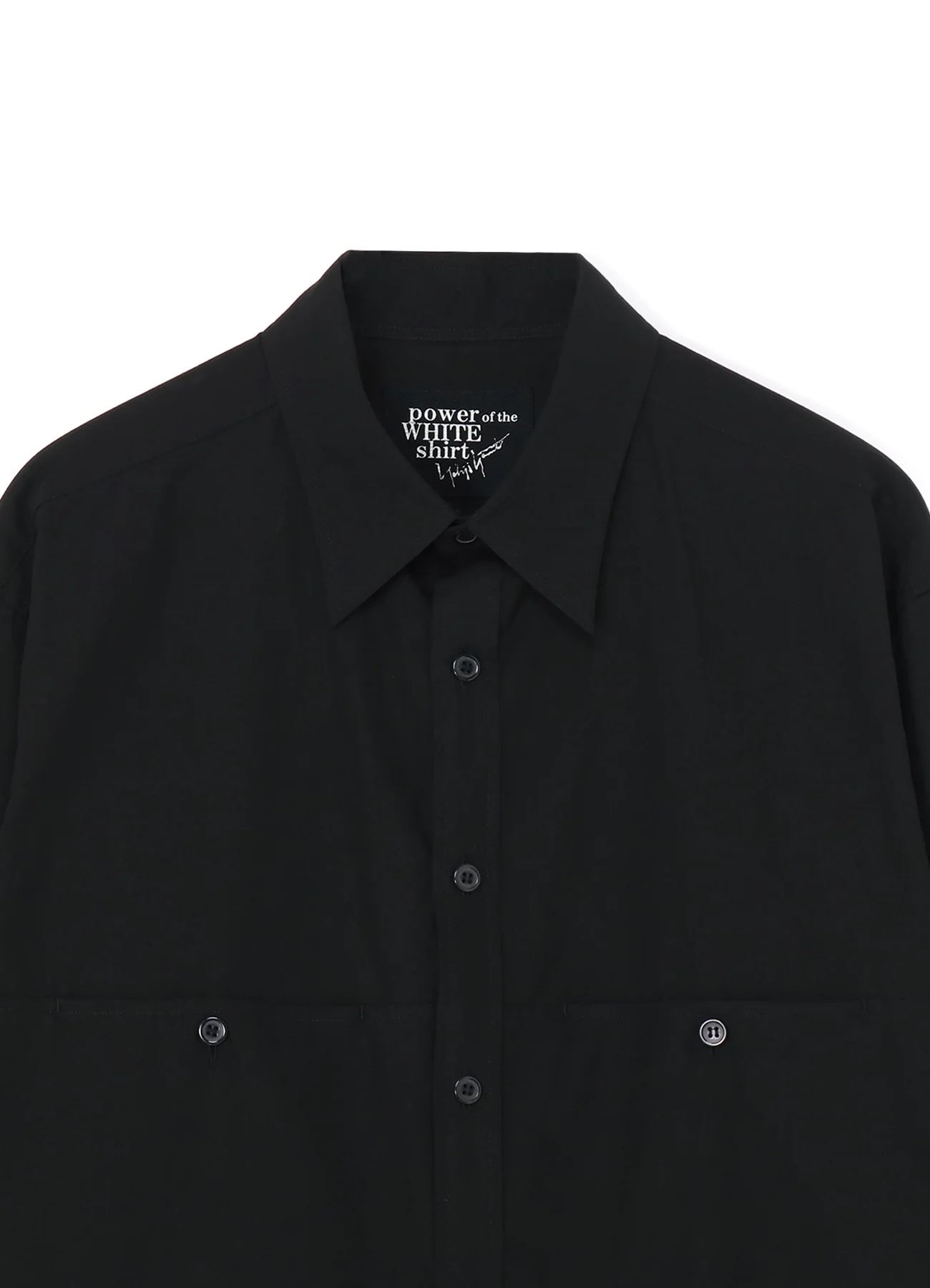 100/2 COTTON BROADCLOTH PATCH POCKET BLOUSE - Image 4