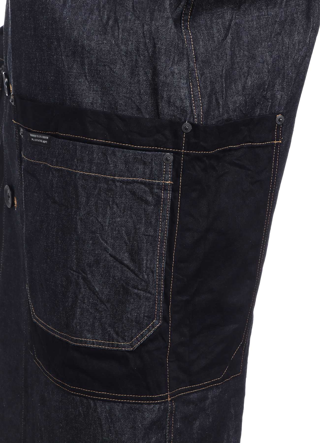 7OZ DENIM CRAZY PATCHWORK SHOP COAT - Image 20