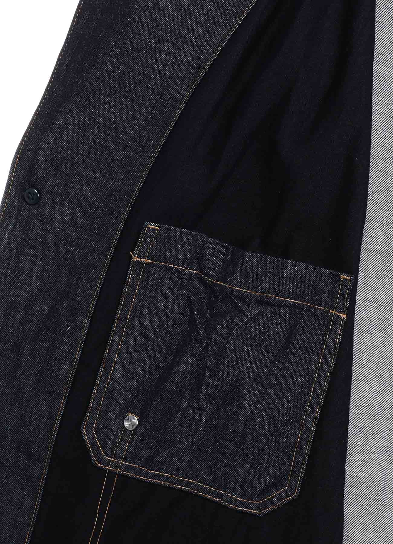 7OZ DENIM CRAZY PATCHWORK SHOP COAT - Image 22