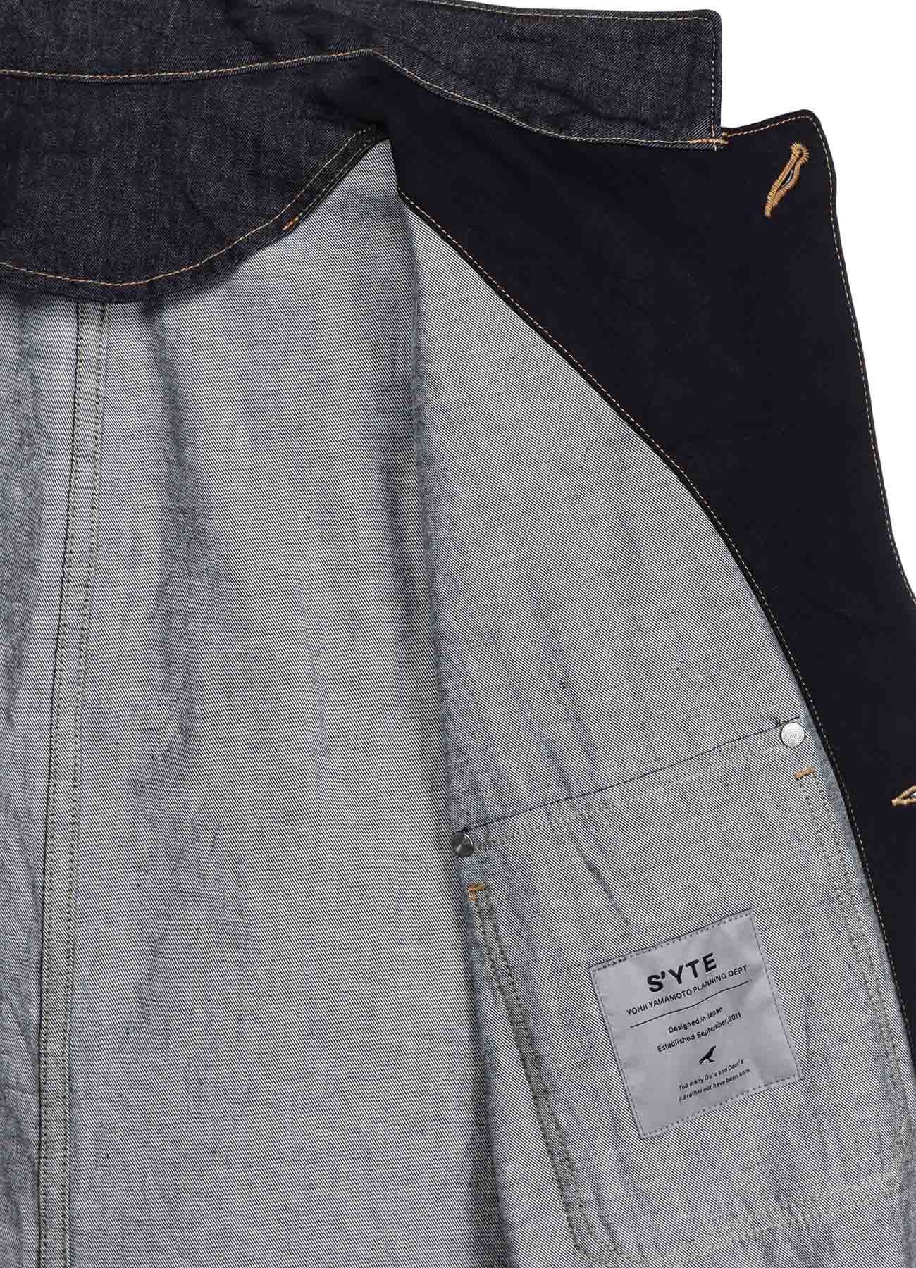 7OZ DENIM CRAZY PATCHWORK SHOP COAT - Image 23