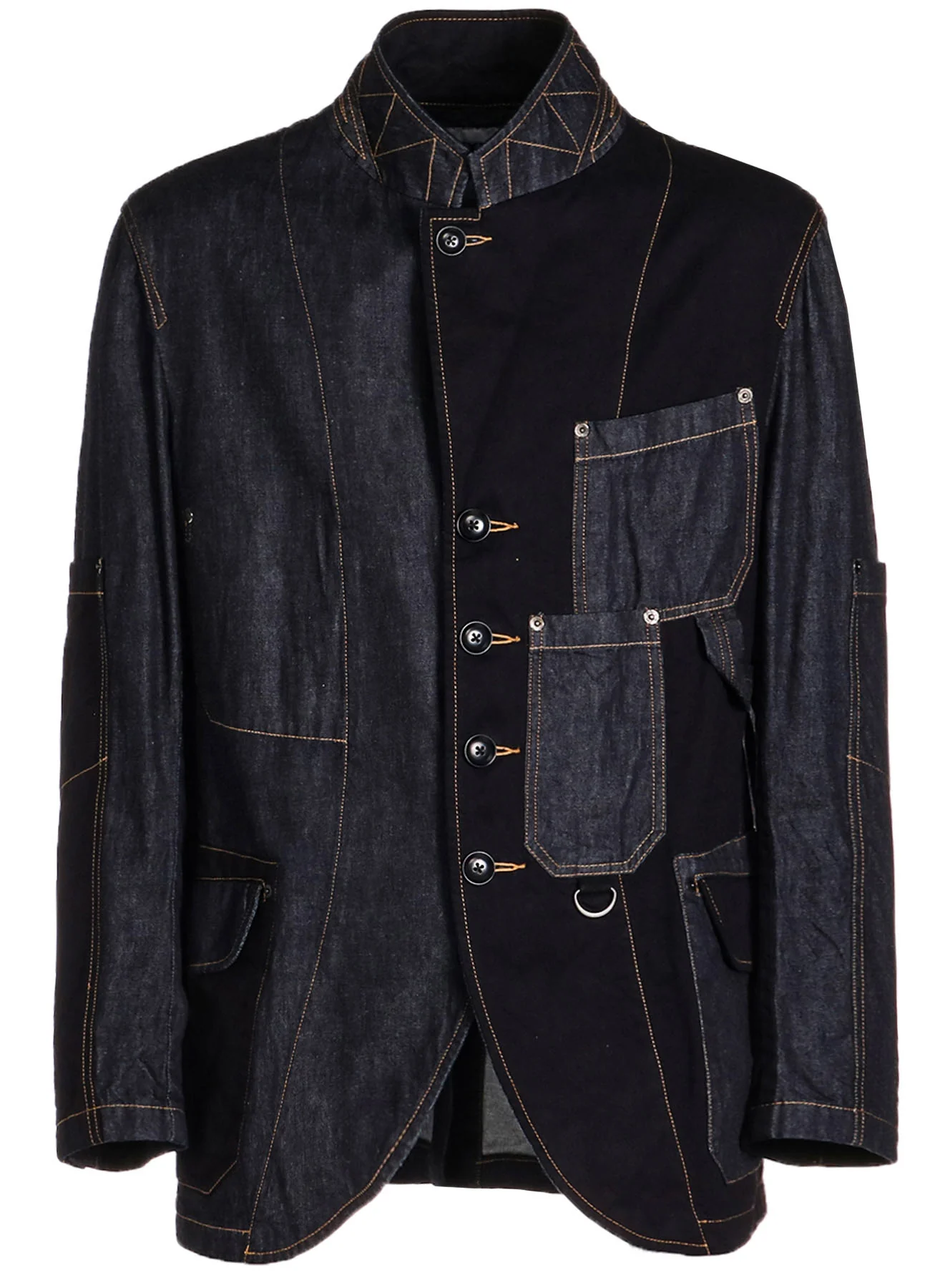 7OZ DENIM CRAZY PATCHWORK JACKET - Image 17