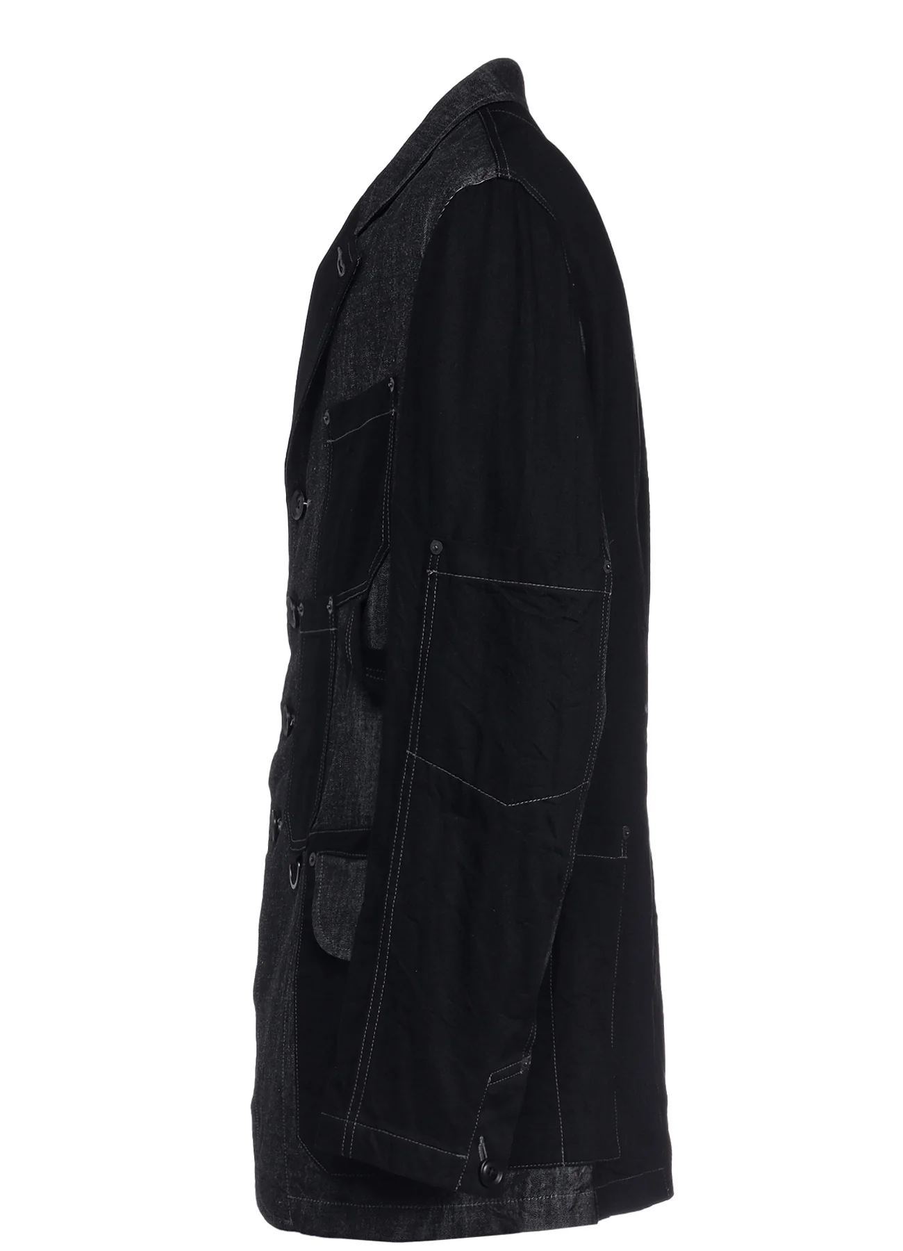 7OZ DENIM CRAZY PATCHWORK JACKET - Image 15