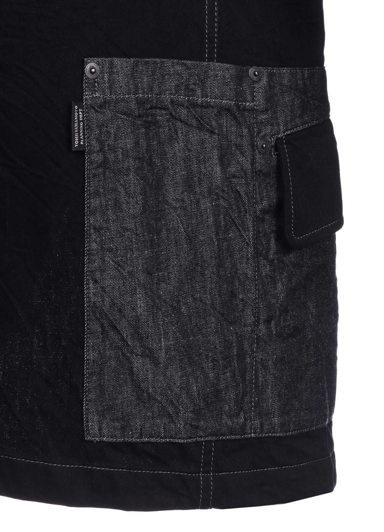 7OZ DENIM CRAZY PATCHWORK JACKET - Image 24