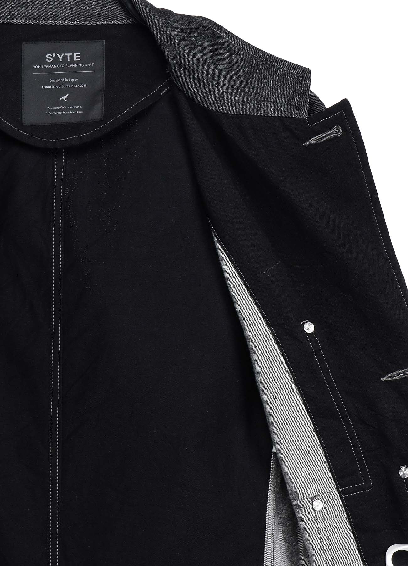 7OZ DENIM CRAZY PATCHWORK JACKET - Image 27