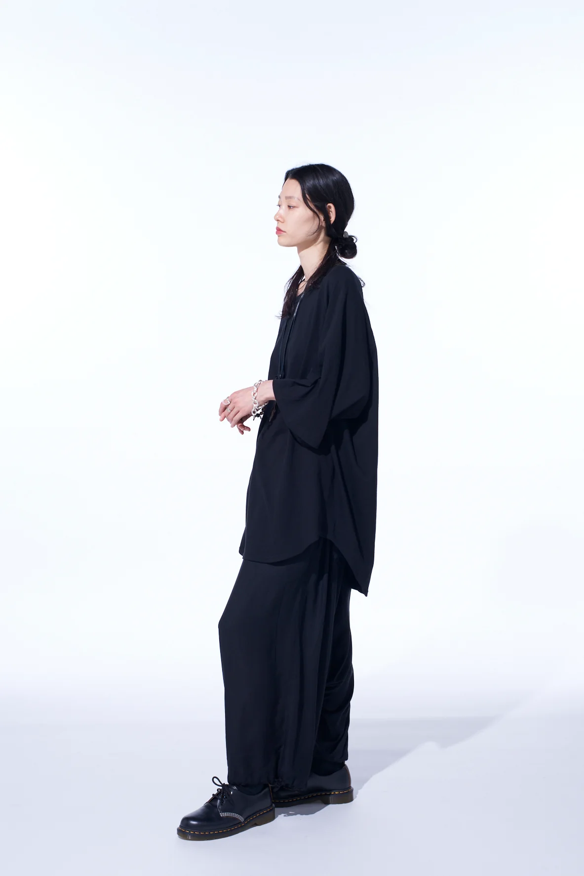 SOFT JERSEY BACK CENTER STITCH OVERSIZED RAGLAN SLEEVE T-SHIRT - Image 8