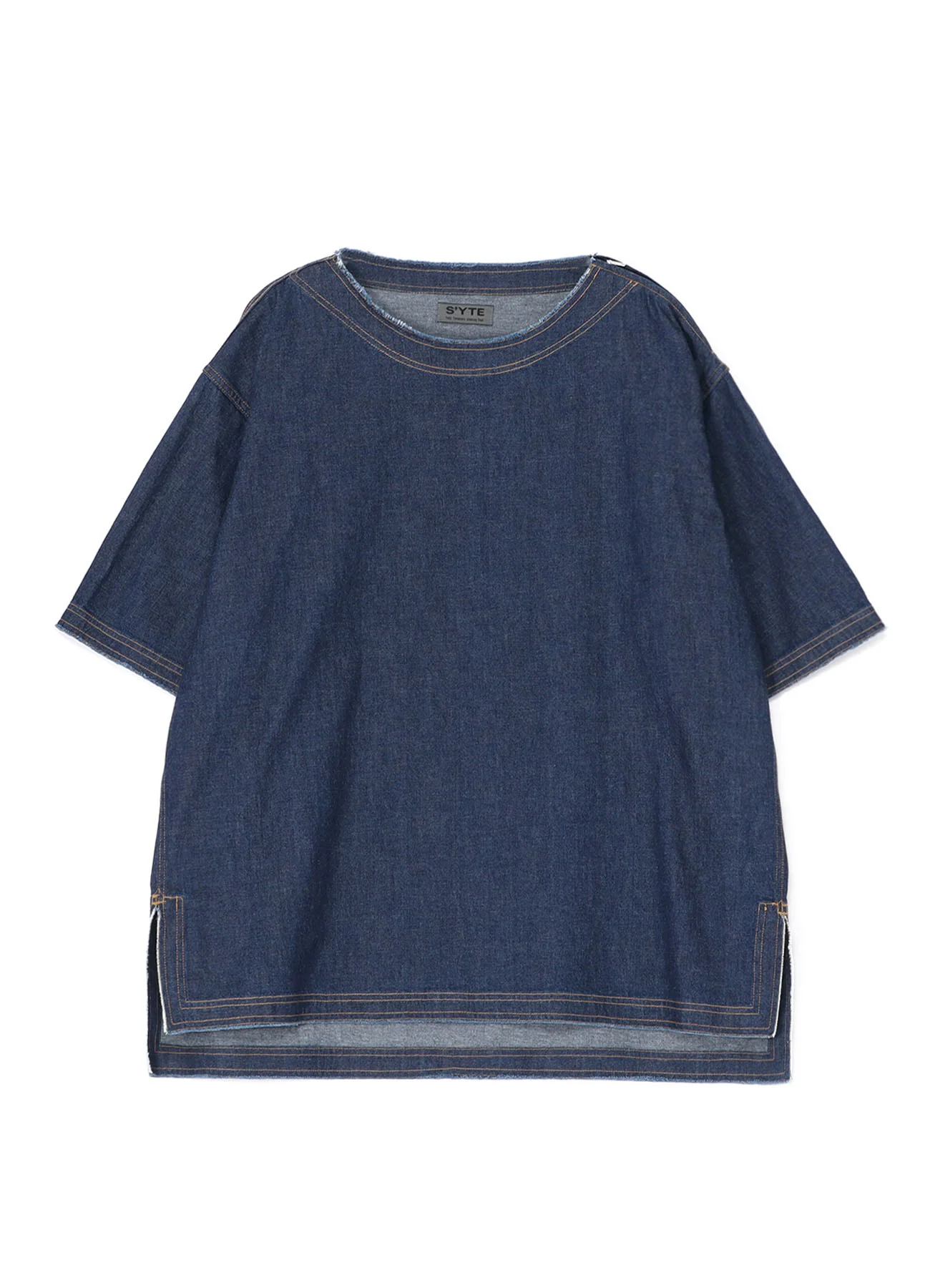 8OZ DENIM OPEN-SHOULDER SHIRT - Image 10