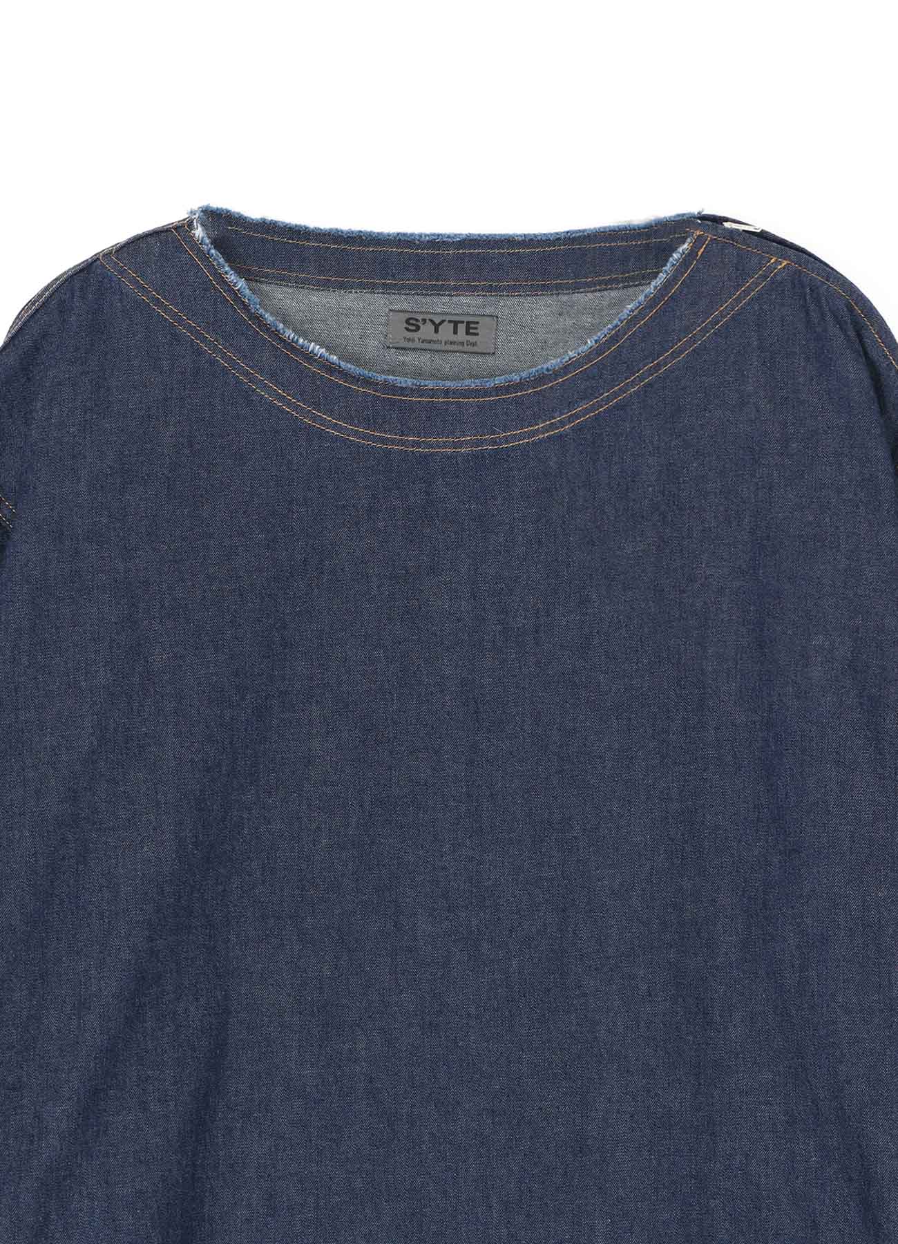 8OZ DENIM OPEN-SHOULDER SHIRT - Image 12