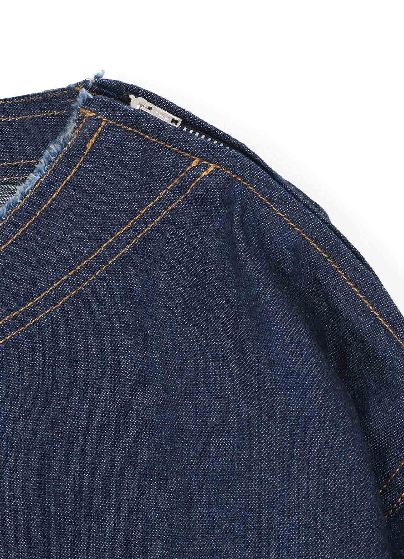 8OZ DENIM OPEN-SHOULDER SHIRT - Image 15