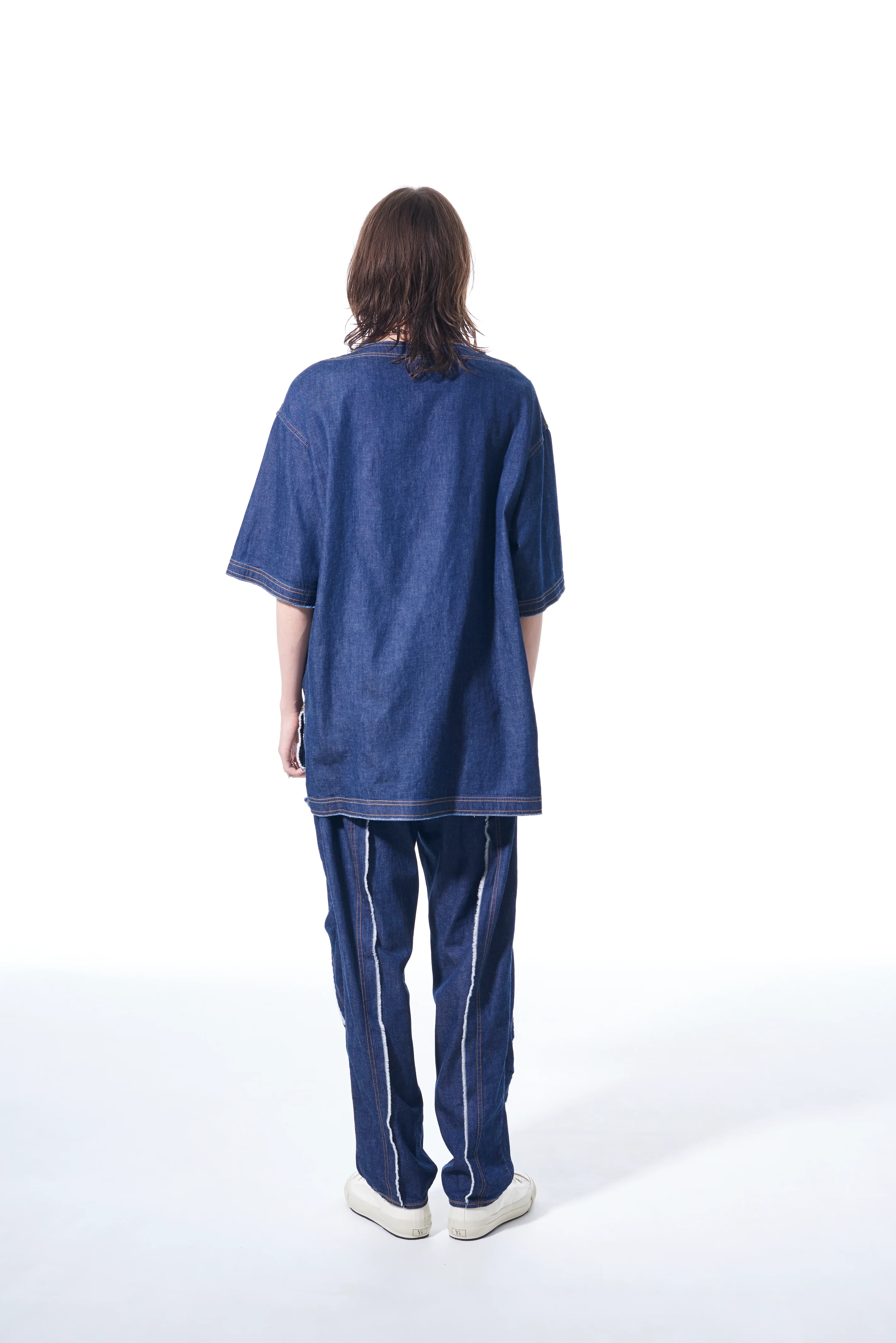 8OZ DENIM OPEN-SHOULDER SHIRT - Image 5