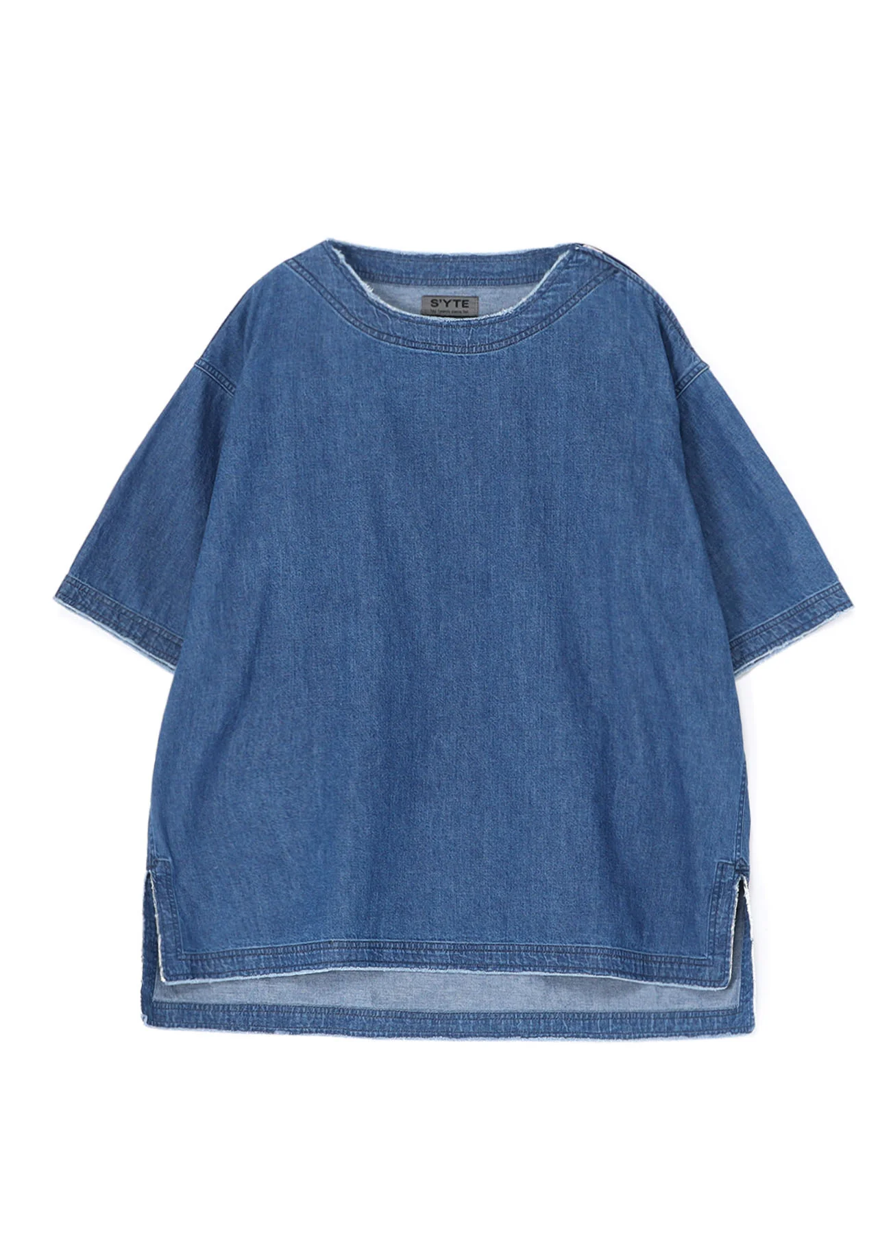 8OZ DENIM OPEN-SHOULDER SHIRT - Image 10