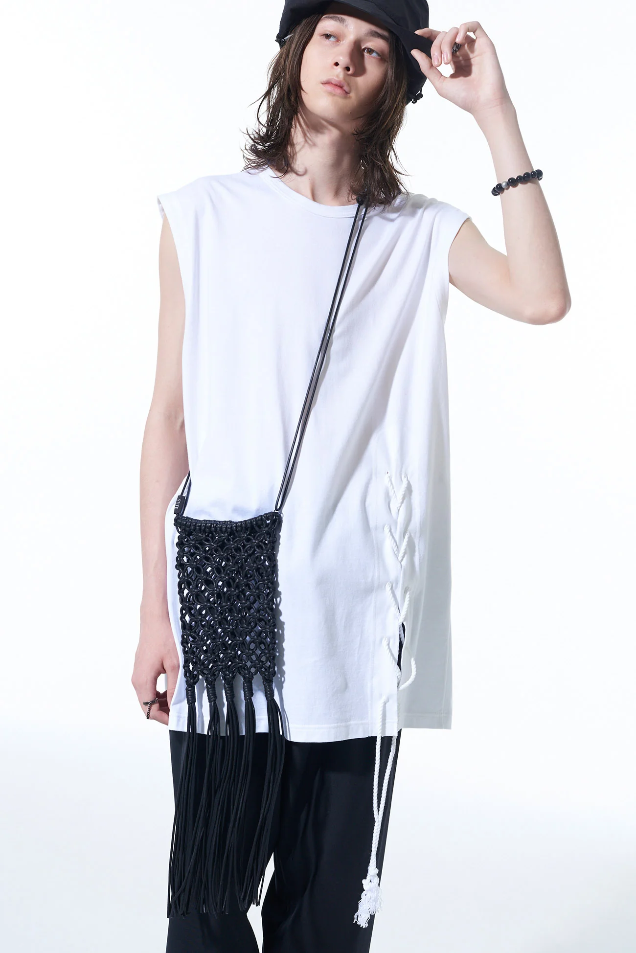 ACRYLIC CORD MACRAM_ MINI POCHETTE - Image 7