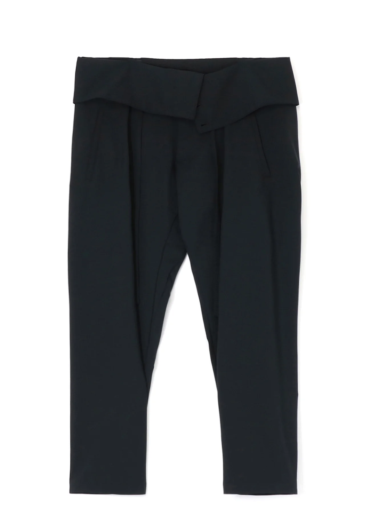 WOOL/POLYESTER TROPICAL ETHNIC DETAIL HIGH WAIST PANTS - Image 3