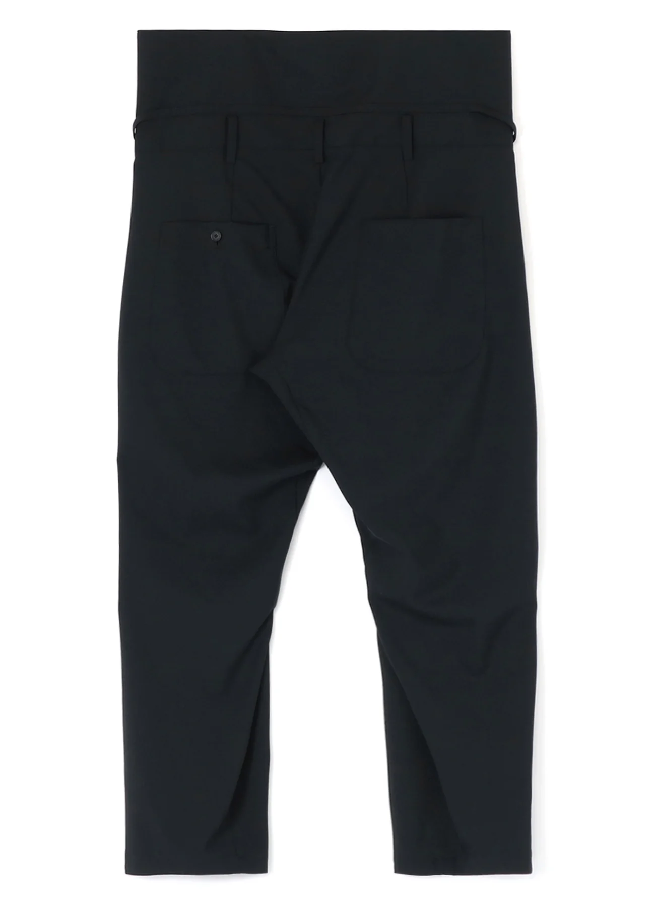 WOOL/POLYESTER TROPICAL ETHNIC DETAIL HIGH WAIST PANTS - Image 4