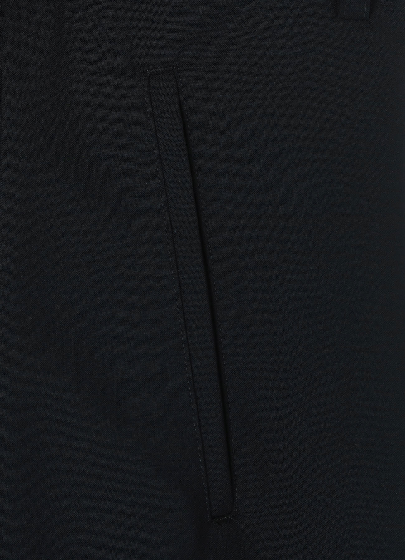 WOOL/POLYESTER TROPICAL ETHNIC DETAIL HIGH WAIST PANTS - Image 7