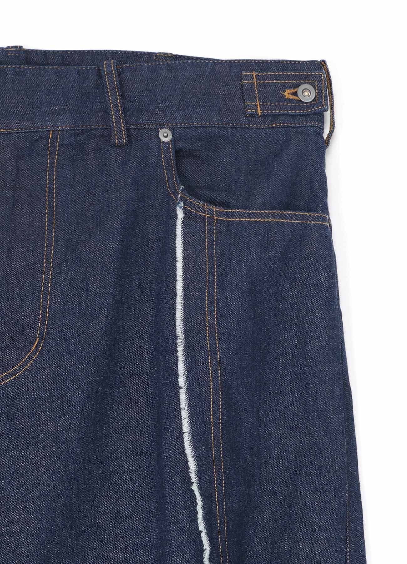 8OZ DENIM PANTS WITH RIPPED LINE DETAIL - Image 12