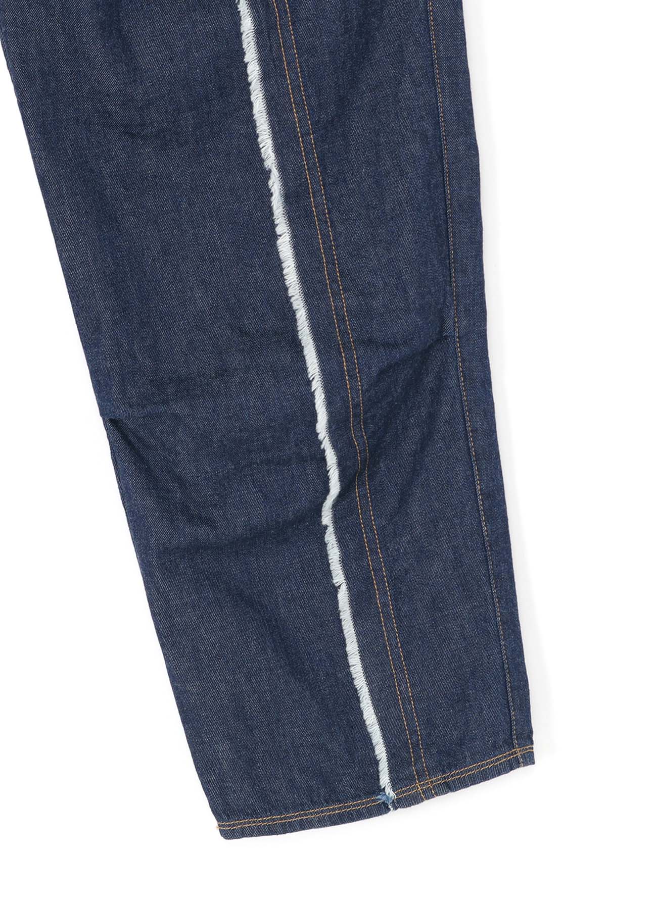 8OZ DENIM PANTS WITH RIPPED LINE DETAIL - Image 13