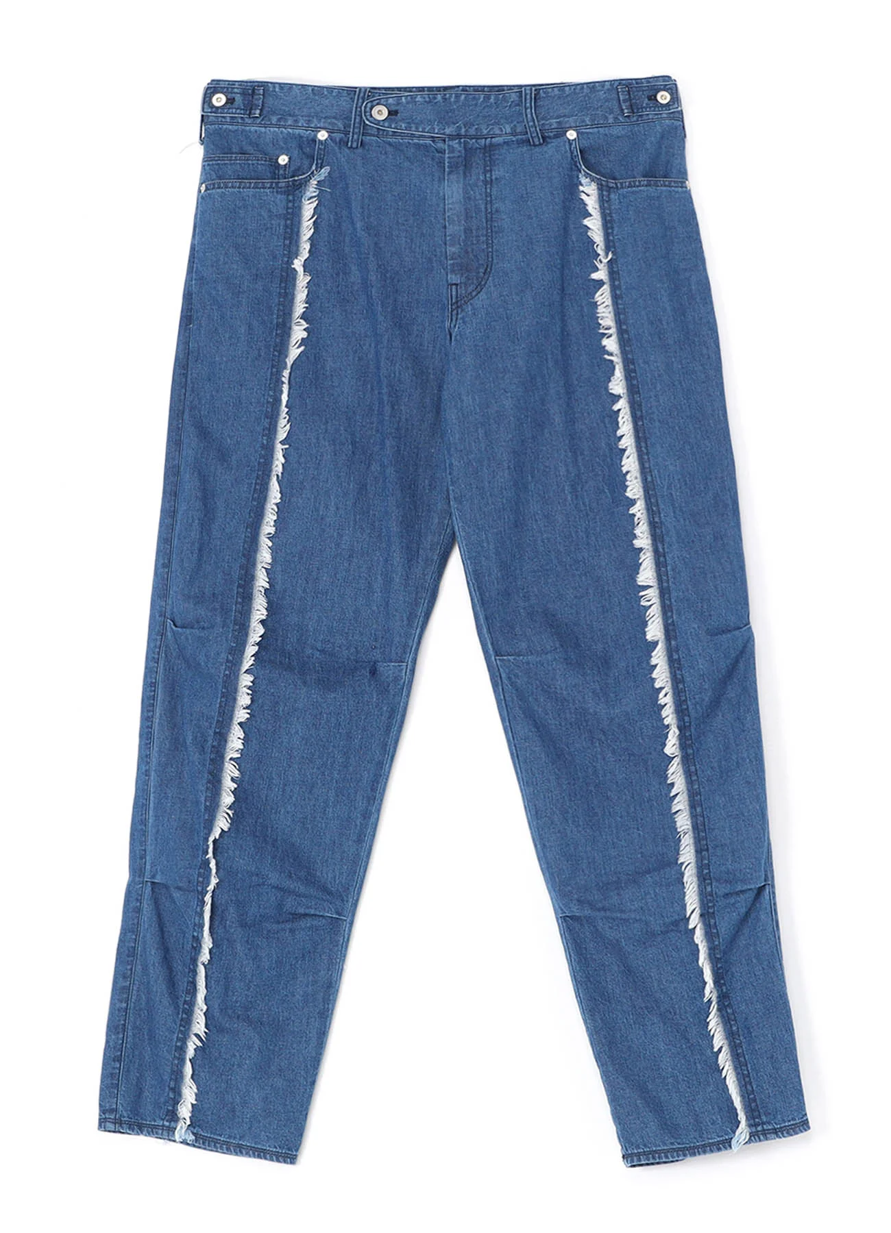 8OZ DENIM PANTS WITH RIPPED LINE DETAIL - Image 10