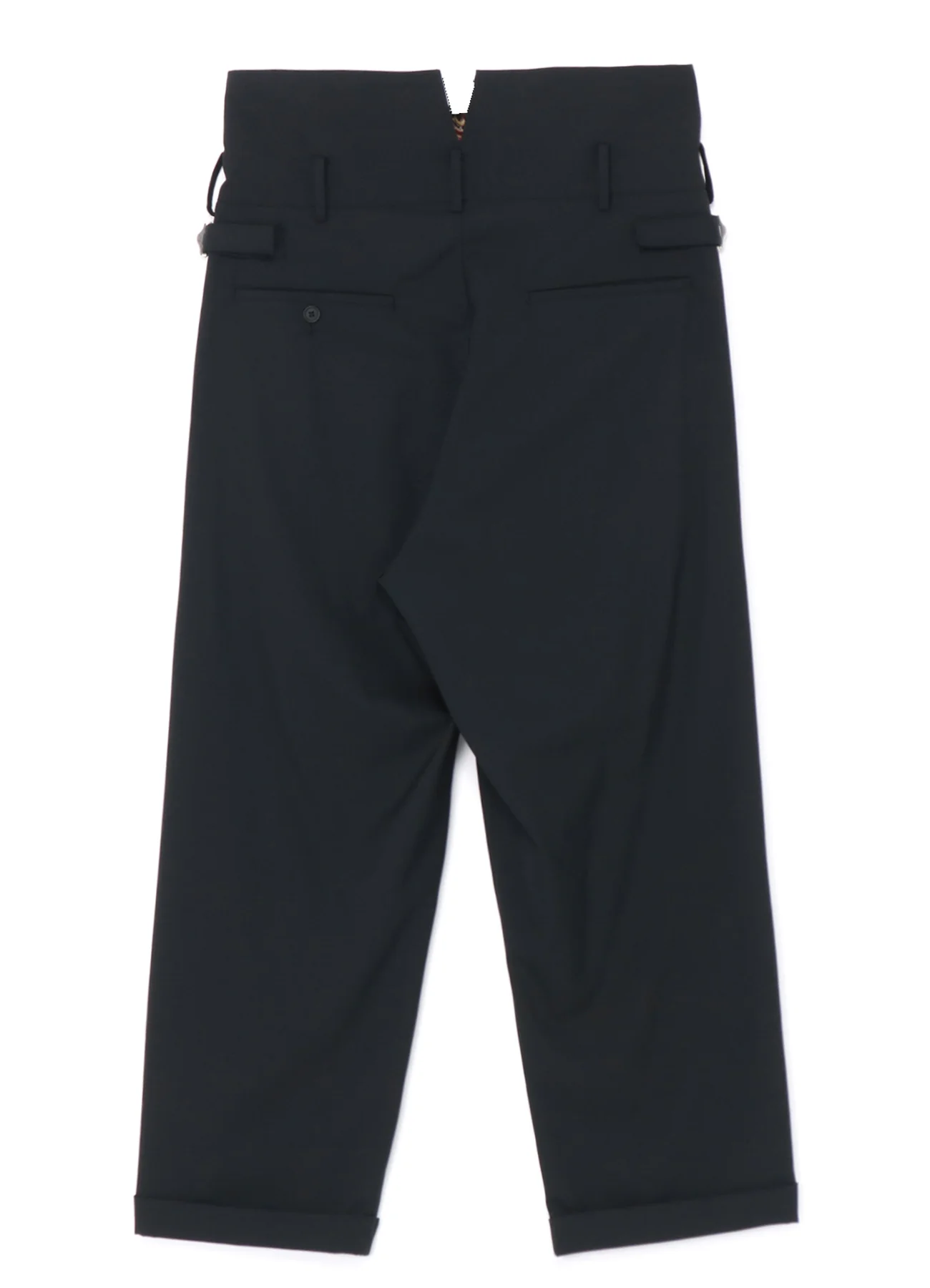 WOOL/POLYESTER TROPICAL CLOTH + INDIAN BLOCK PAISLEY PRINT THAI-STYLE PANTS - Image 14