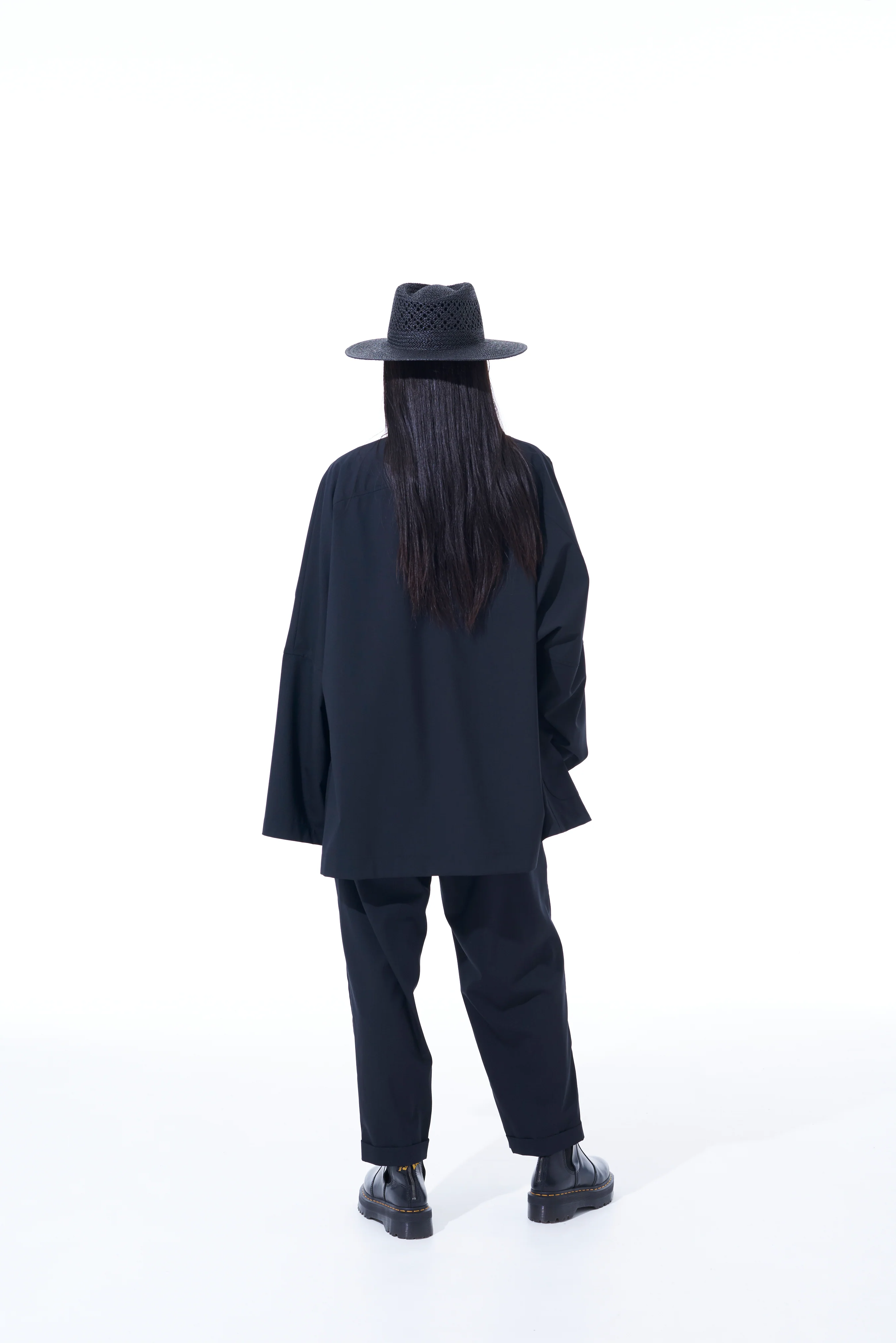 WOOL/POLYESTER TROPICAL CLOTH + INDIAN BLOCK PAISLEY PRINT THAI-STYLE PANTS - Image 4