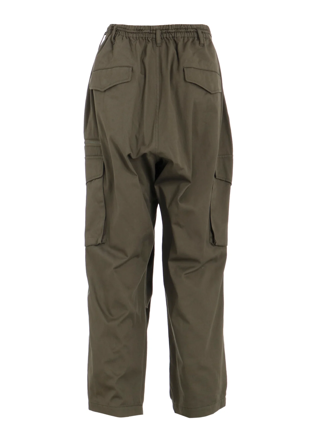 COTTON TWILL KNEE TUCK CARGO PANTS - Image 15
