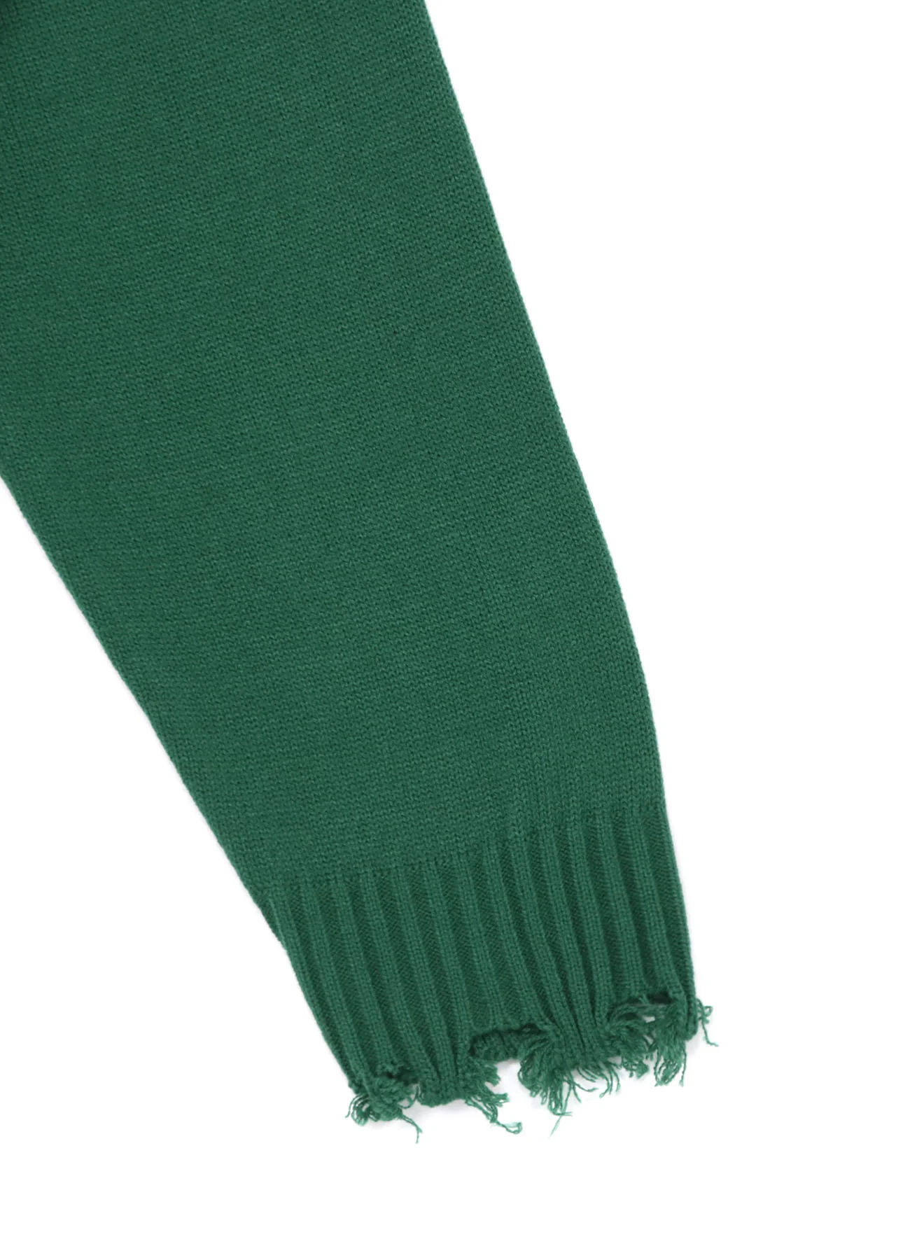 7G BULKY WOOL DAMAGE V NECK PULLOVER - Image 5