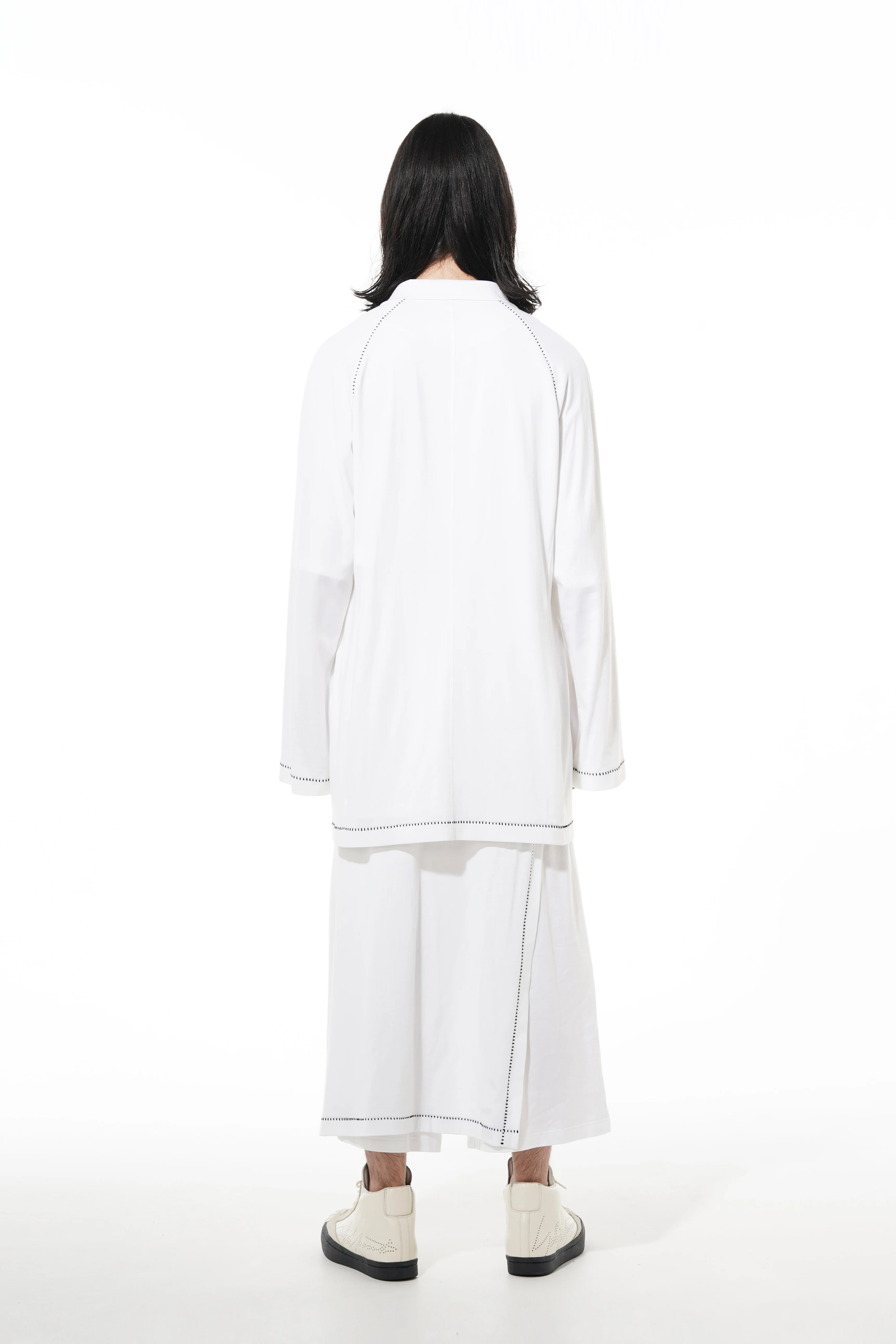 40/2 COTTON JERSEY COLOR BLIND STITCH RAGLAN SLEEVE 3BS JACKET - Image 10