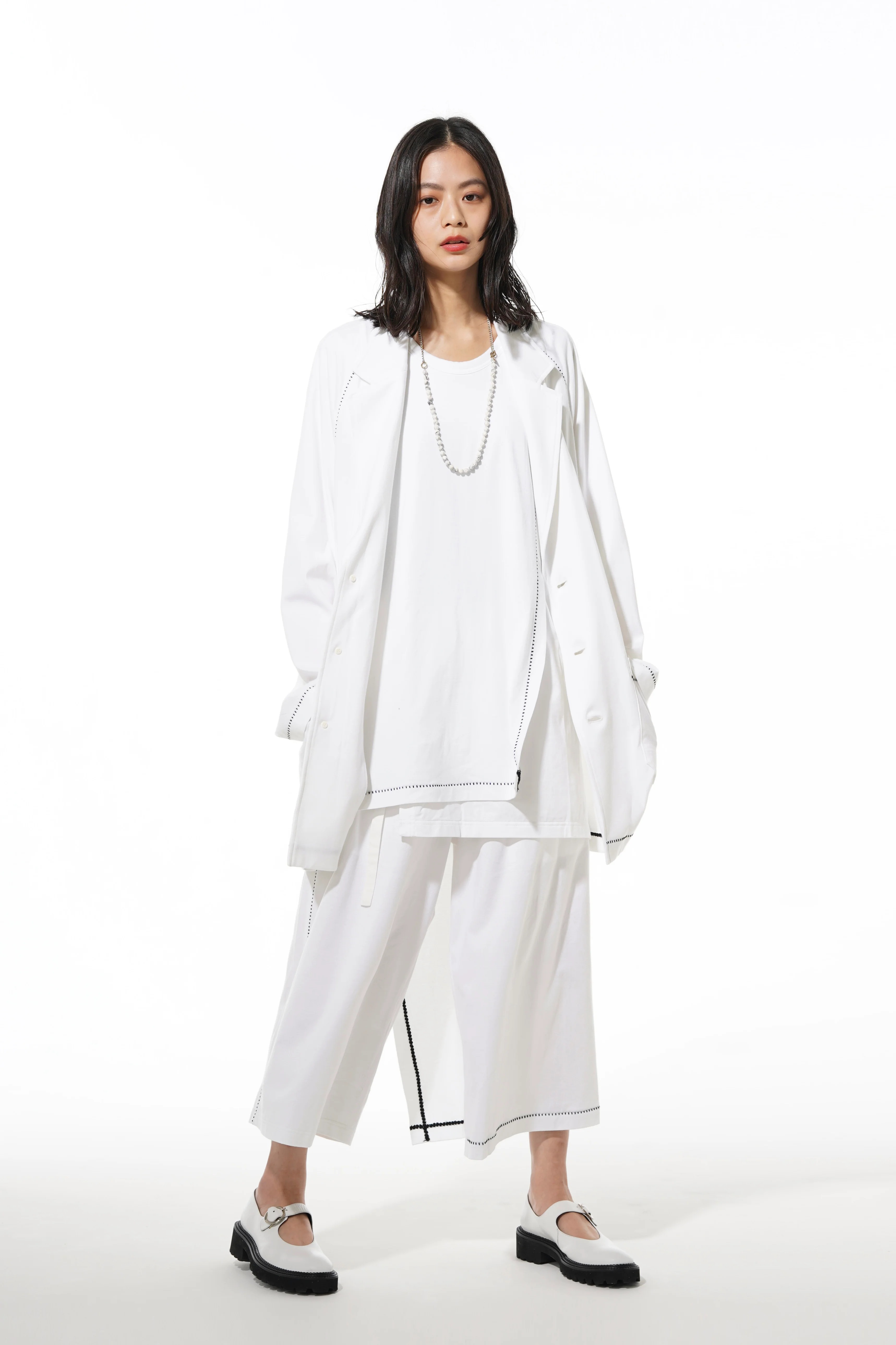 40/2 COTTON JERSEY COLOR BLIND STITCH RAGLAN SLEEVE 3BS JACKET - Image 6