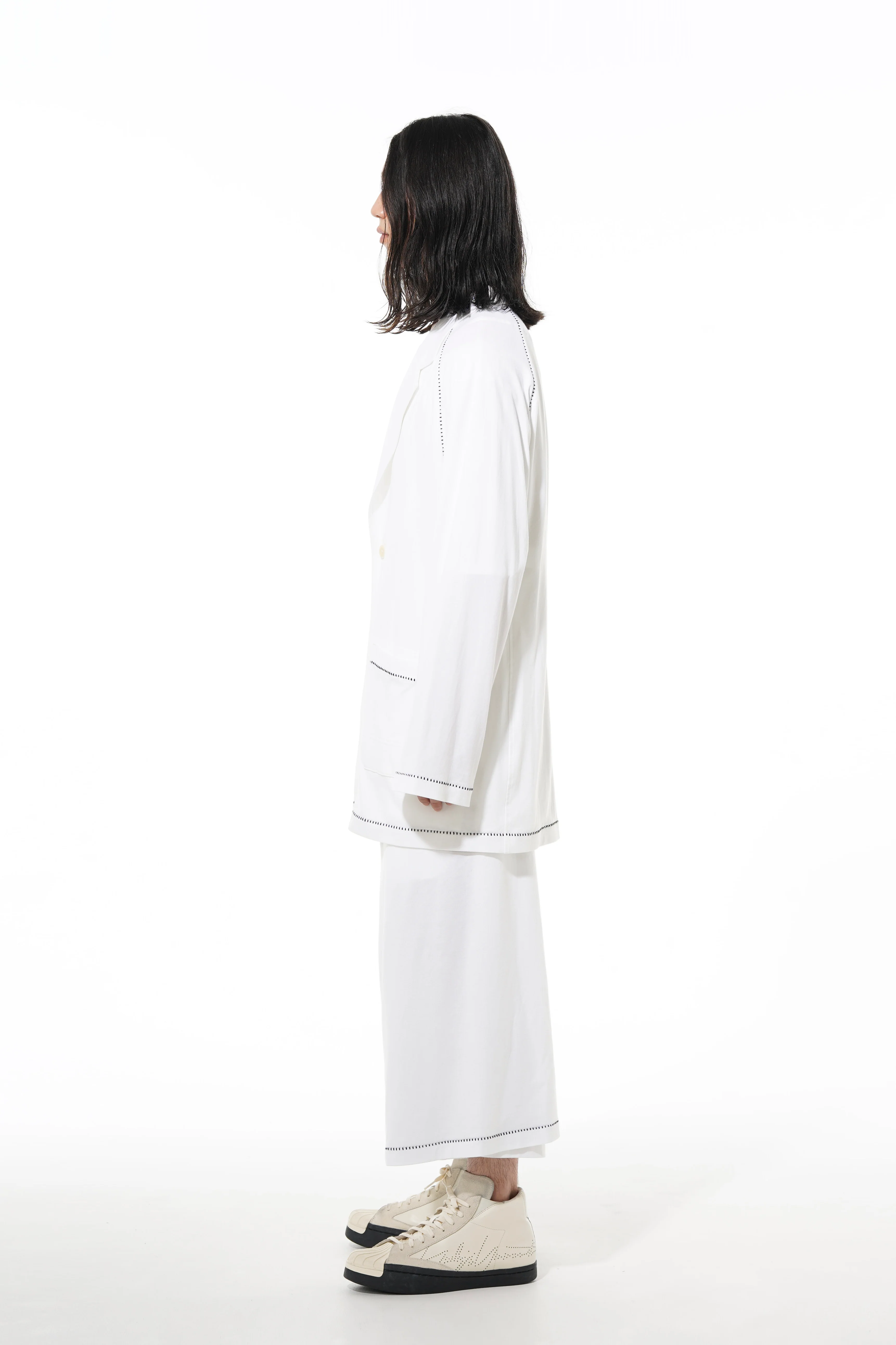 40/2 COTTON JERSEY COLOR BLIND STITCH RAGLAN SLEEVE 3BS JACKET - Image 9