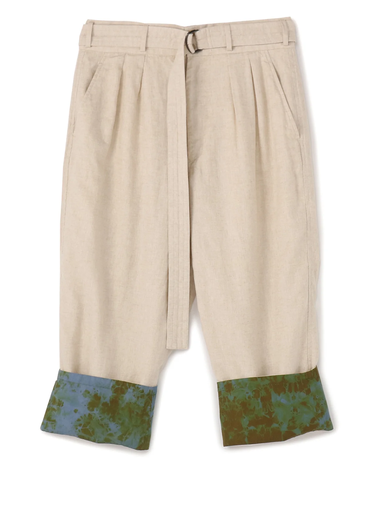LI/C WASHER TWILL TIE DYE 2-TUCK TAPERED BELT PANTS - Image 8