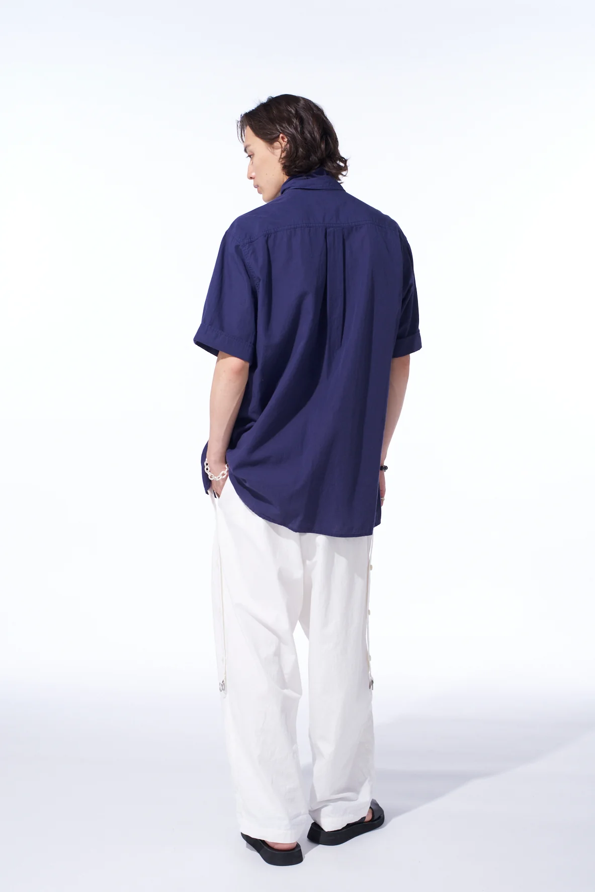 BROADCLOTH CHAMBRAY SHORT-SLEEVE STALL SHIRT - Image 4
