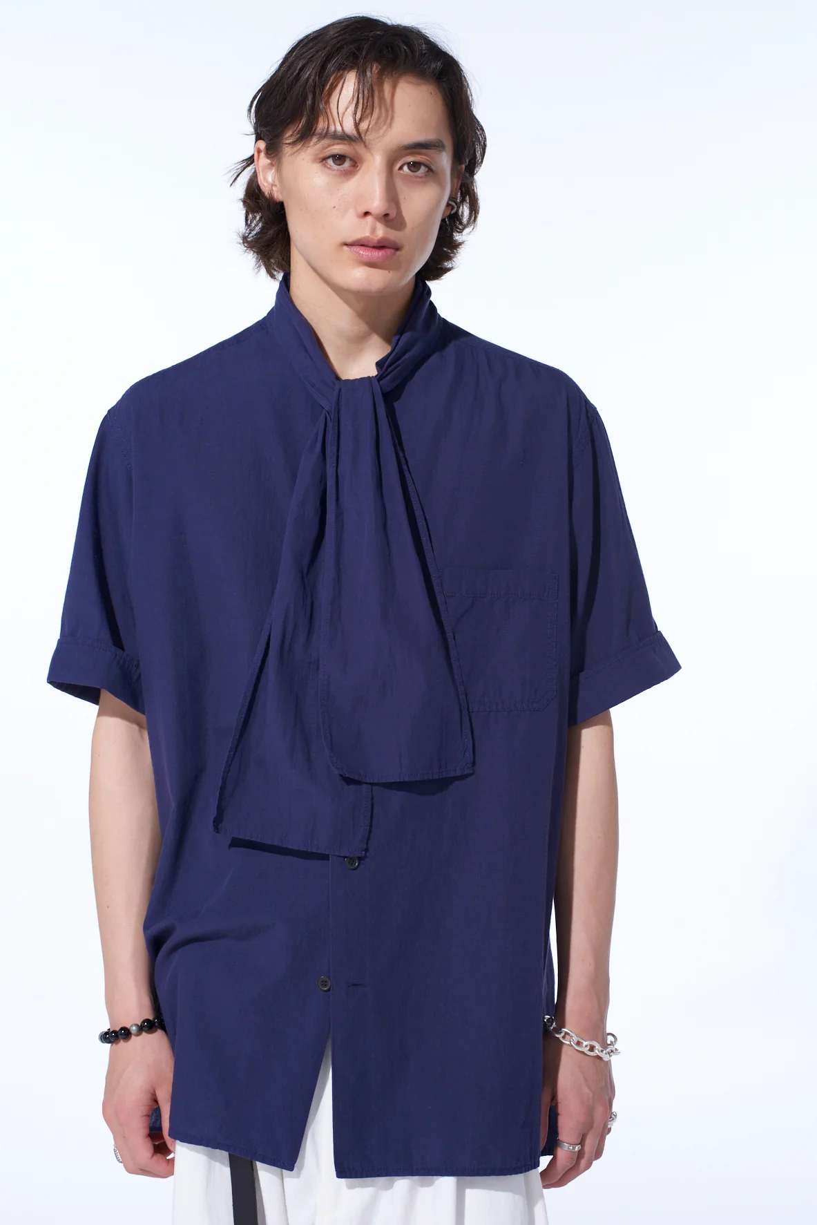 BROADCLOTH CHAMBRAY SHORT-SLEEVE STALL SHIRT - Image 6
