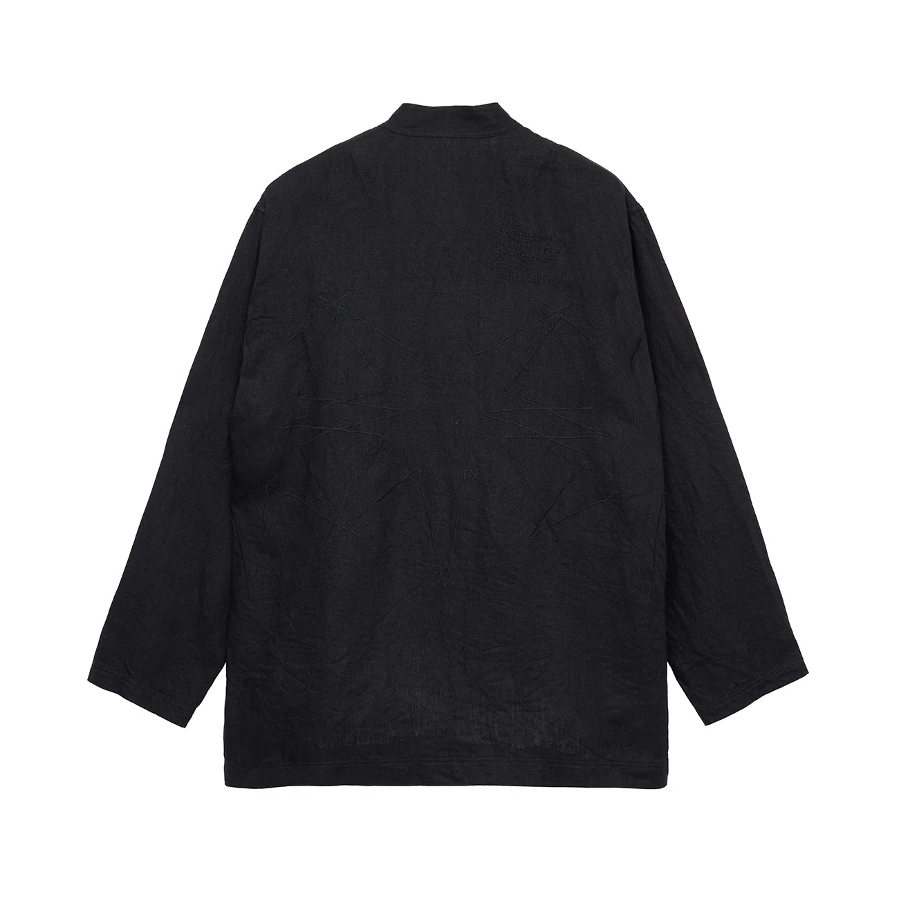 S’YTE × GDC Collaborate Collection- VINTAGE LINEN CHINO CLOTH OCTAGON STAR EMBROIDERY CHINA JACKET - Image 6