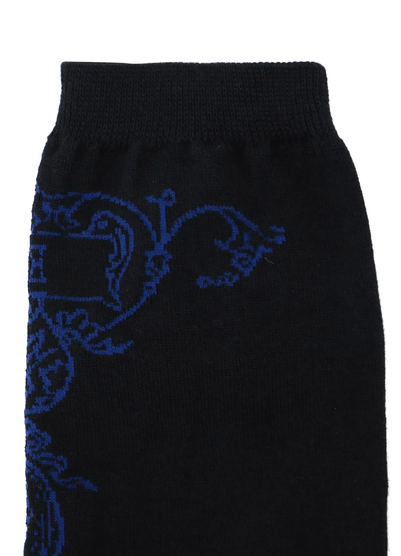 COTTON PLAIN STITCH BAROQUE PATTERN SOCKS - Image 7