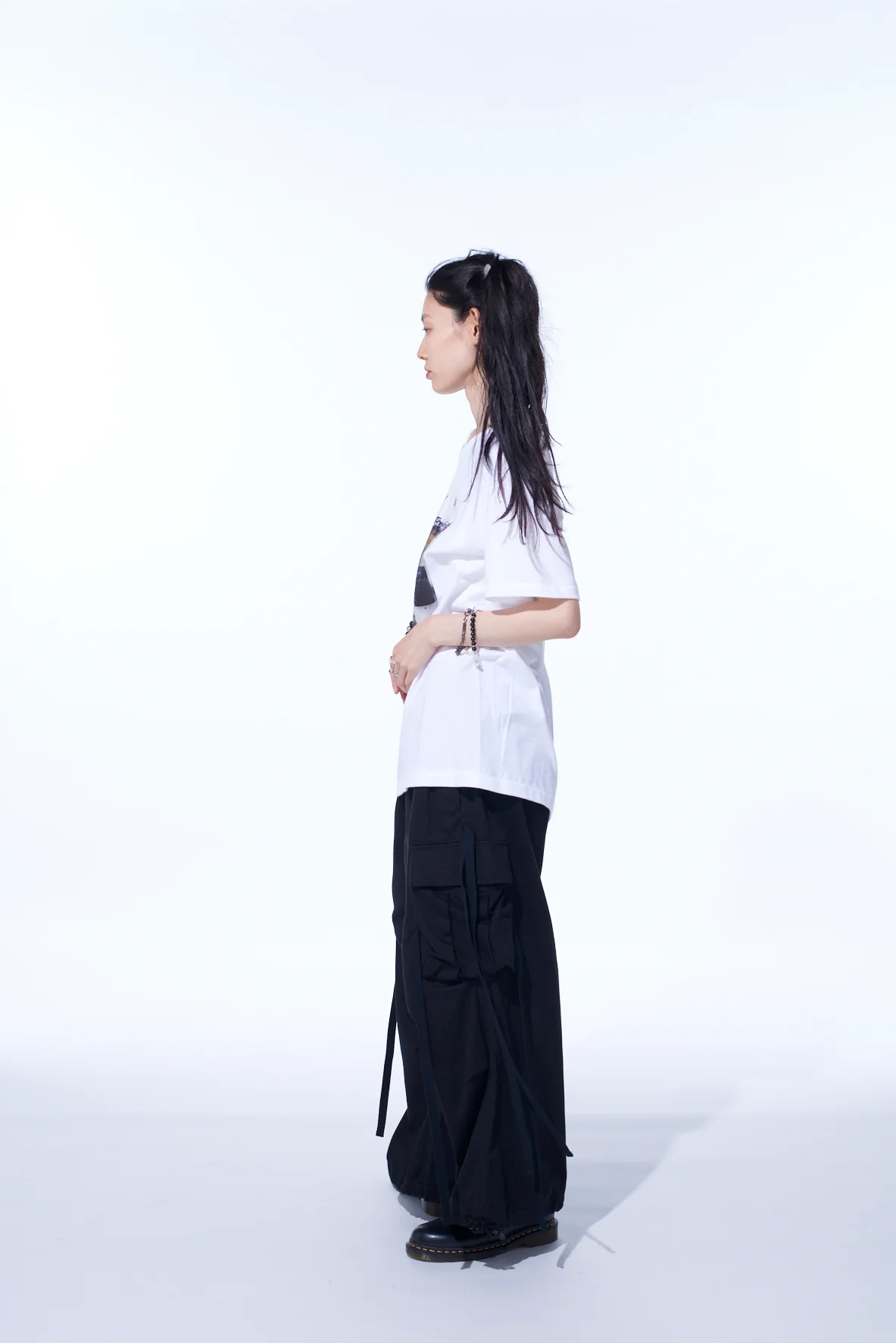 S’YTE × GDC Collaborate Collection- COLLAGE ART GRAPHIC T-SHIRT -fluctuatingly 01- - Image 8