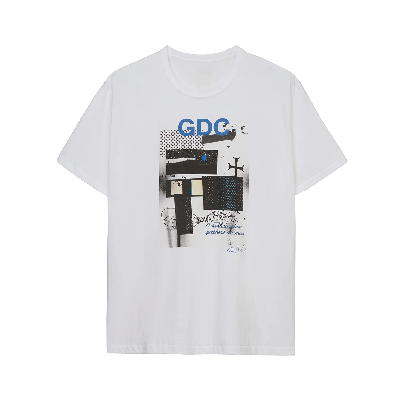 S’YTE × GDC Collaborate Collection- COLLAGE ART GRAPHIC T-SHIRT -fluctuatingly 02- - Image 3