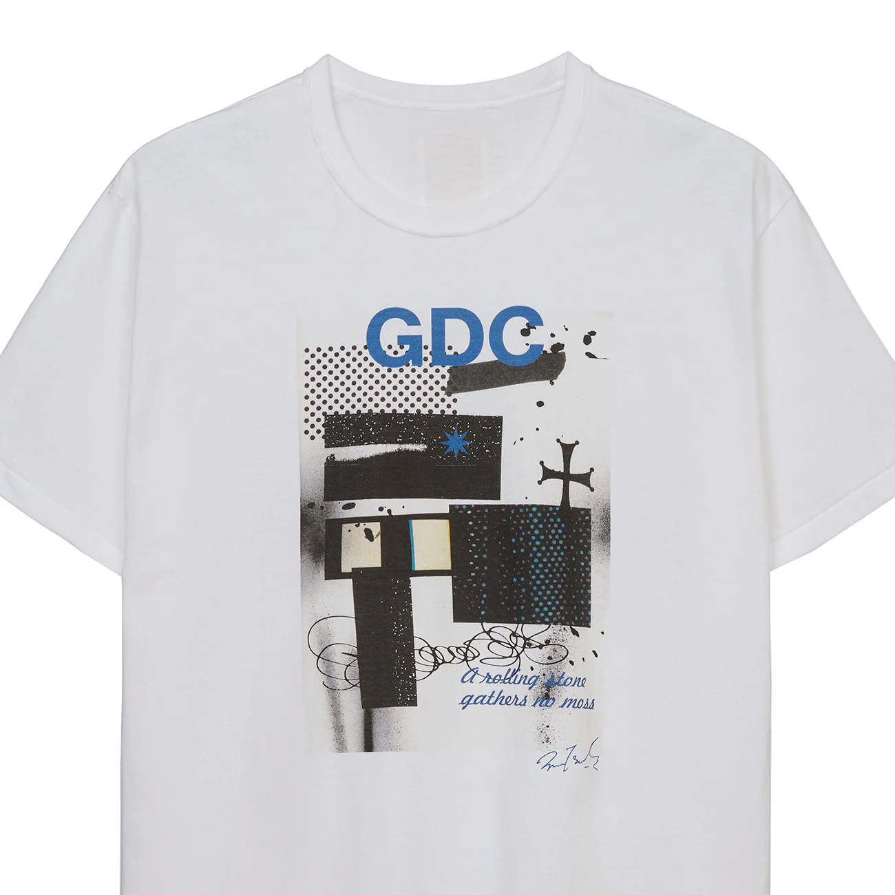 S’YTE × GDC Collaborate Collection- COLLAGE ART GRAPHIC T-SHIRT -fluctuatingly 02- - Image 4