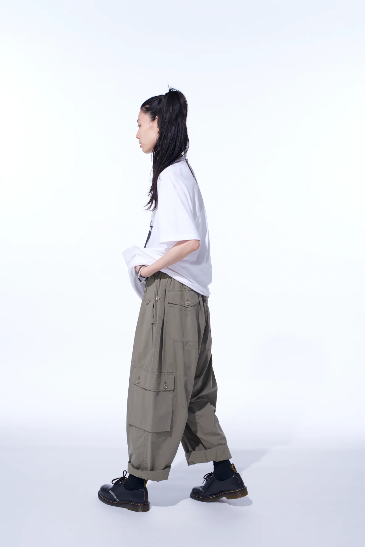 S’YTE × GDC Collaborate Collection- COLLAGE ART GRAPHIC T-SHIRT -fluctuatingly 02- - Image 8