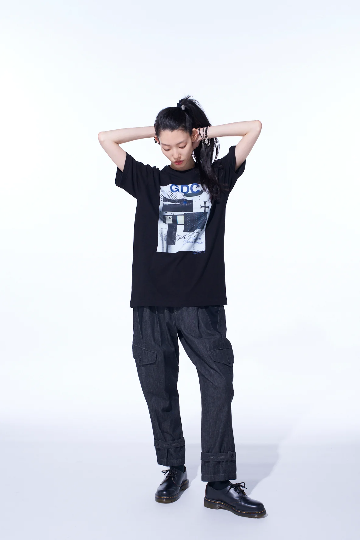 S’YTE × GDC Collaborate Collection- COLLAGE ART GRAPHIC T-SHIRT -fluctuatingly 02- - Image 10