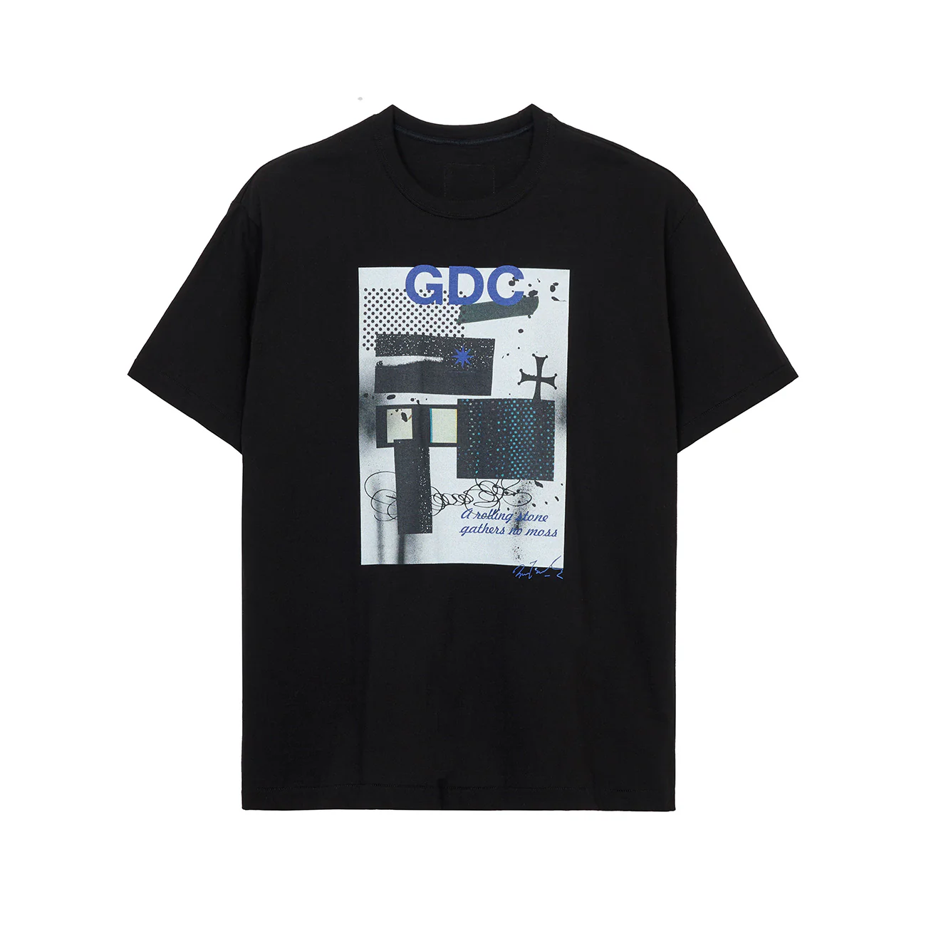 S’YTE × GDC Collaborate Collection- COLLAGE ART GRAPHIC T-SHIRT -fluctuatingly 02- - Image 3